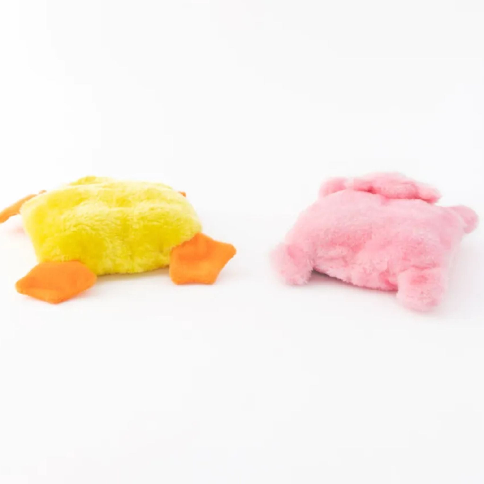 Zippy Paws Dog Toys Squeakie Pads - 2 Pack Duck & Pig