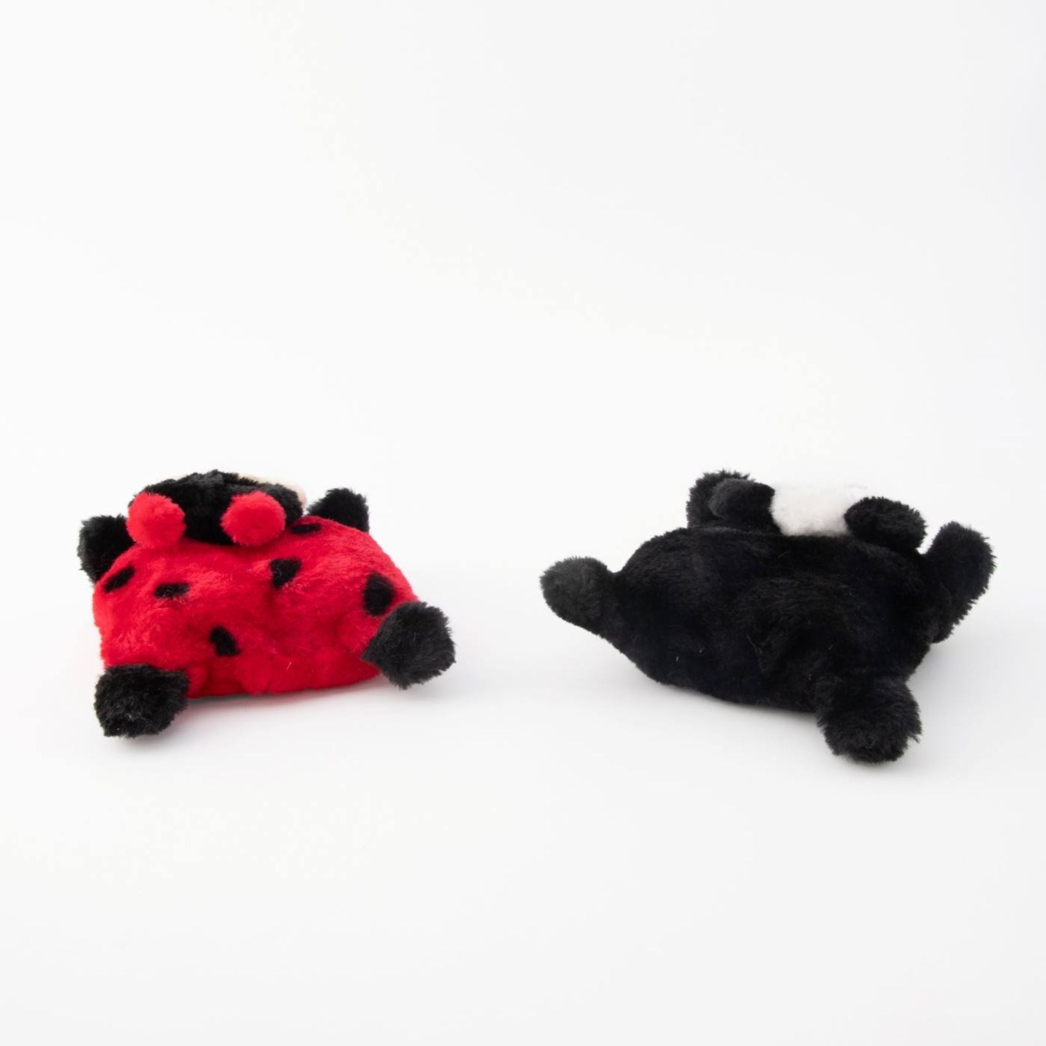 Zippy Paws Dog Toys Squeakie Pads - 2 Pack Ladybug & Panda