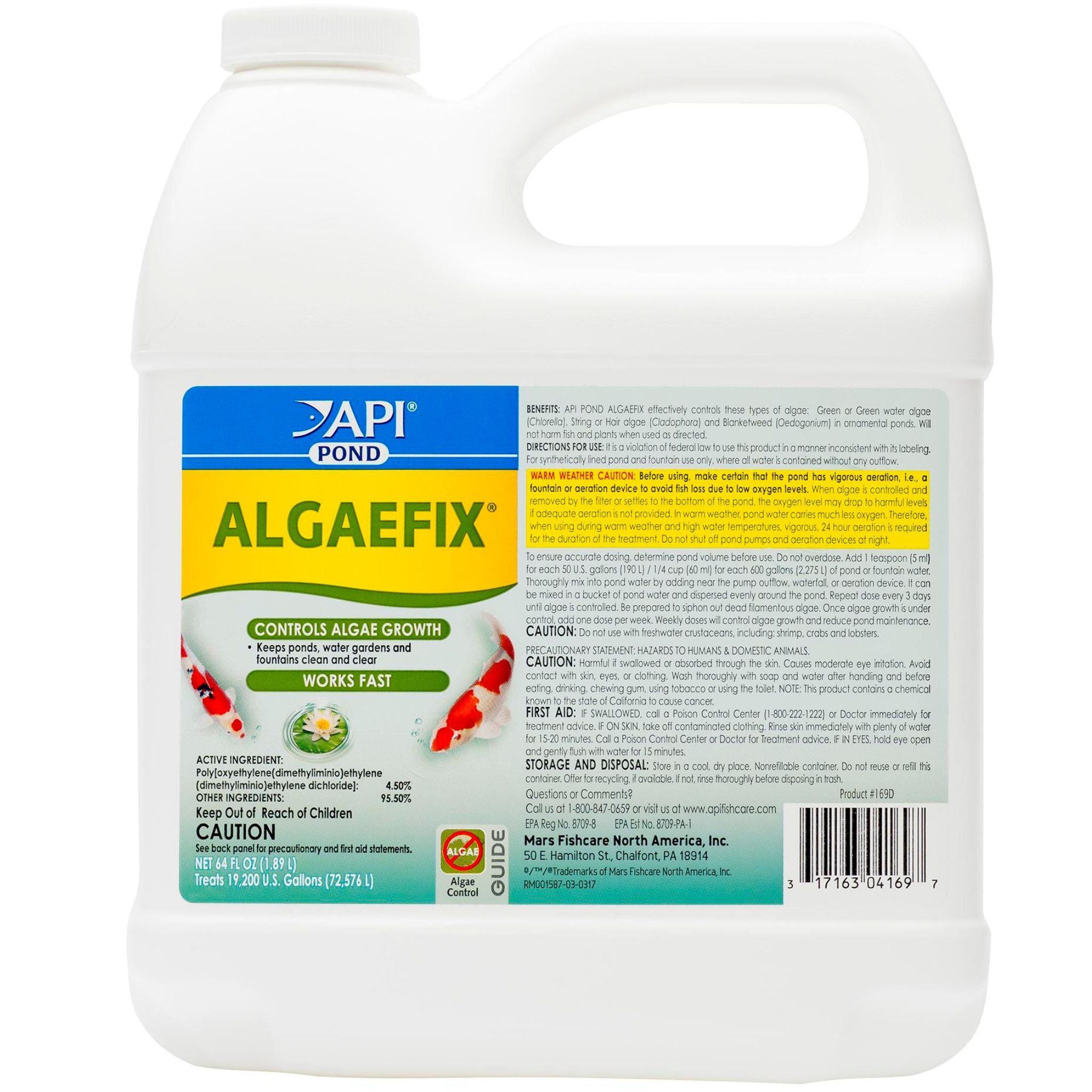 API Pond Algaefix Algae Control Solution