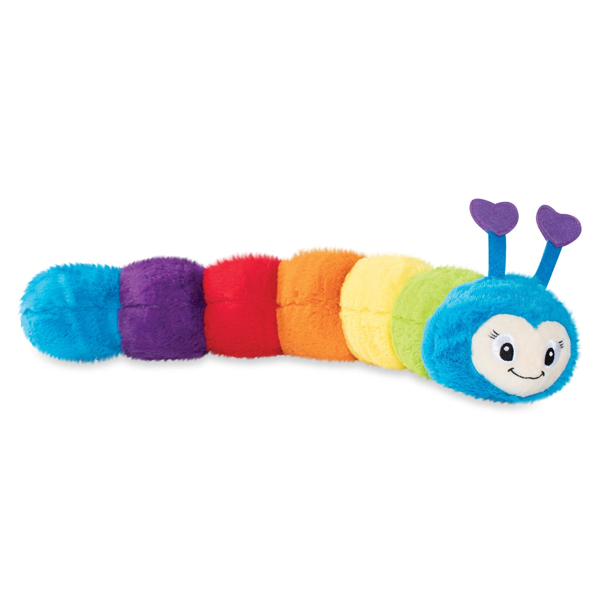 Fringe Studio Plush Squeaker Dog Toy - Don't Bug Me — front view