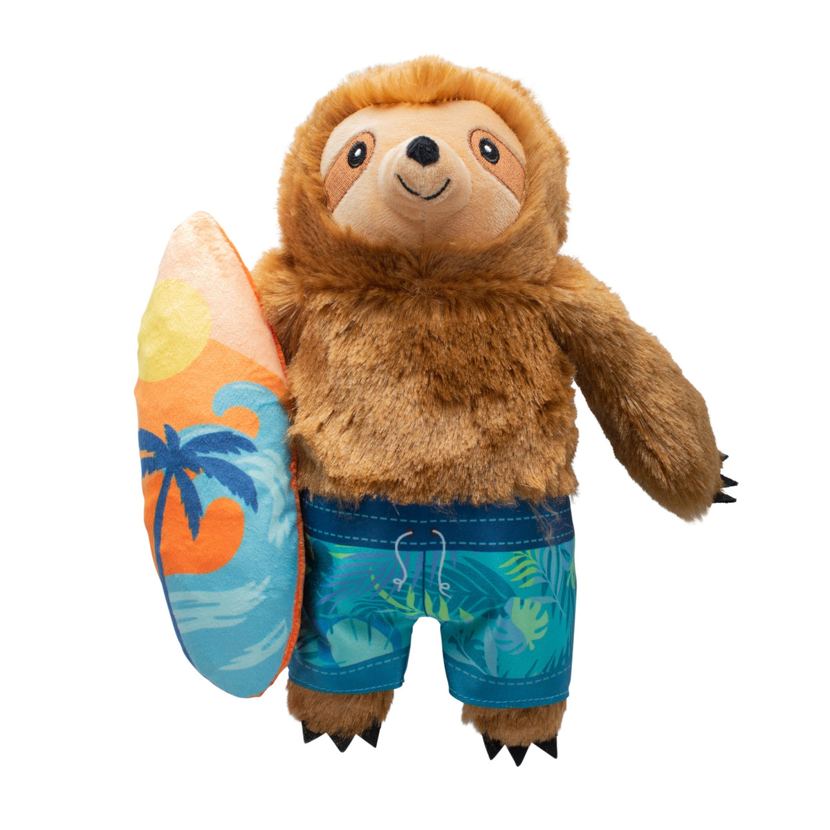 Fringe Studio Plush Squeaker Dog Toy - Makin' Waves — front view