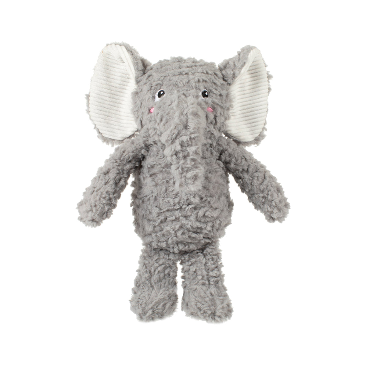 Fringe Studio Plush Squeaker Dog Toy - Love You A Ton — front view