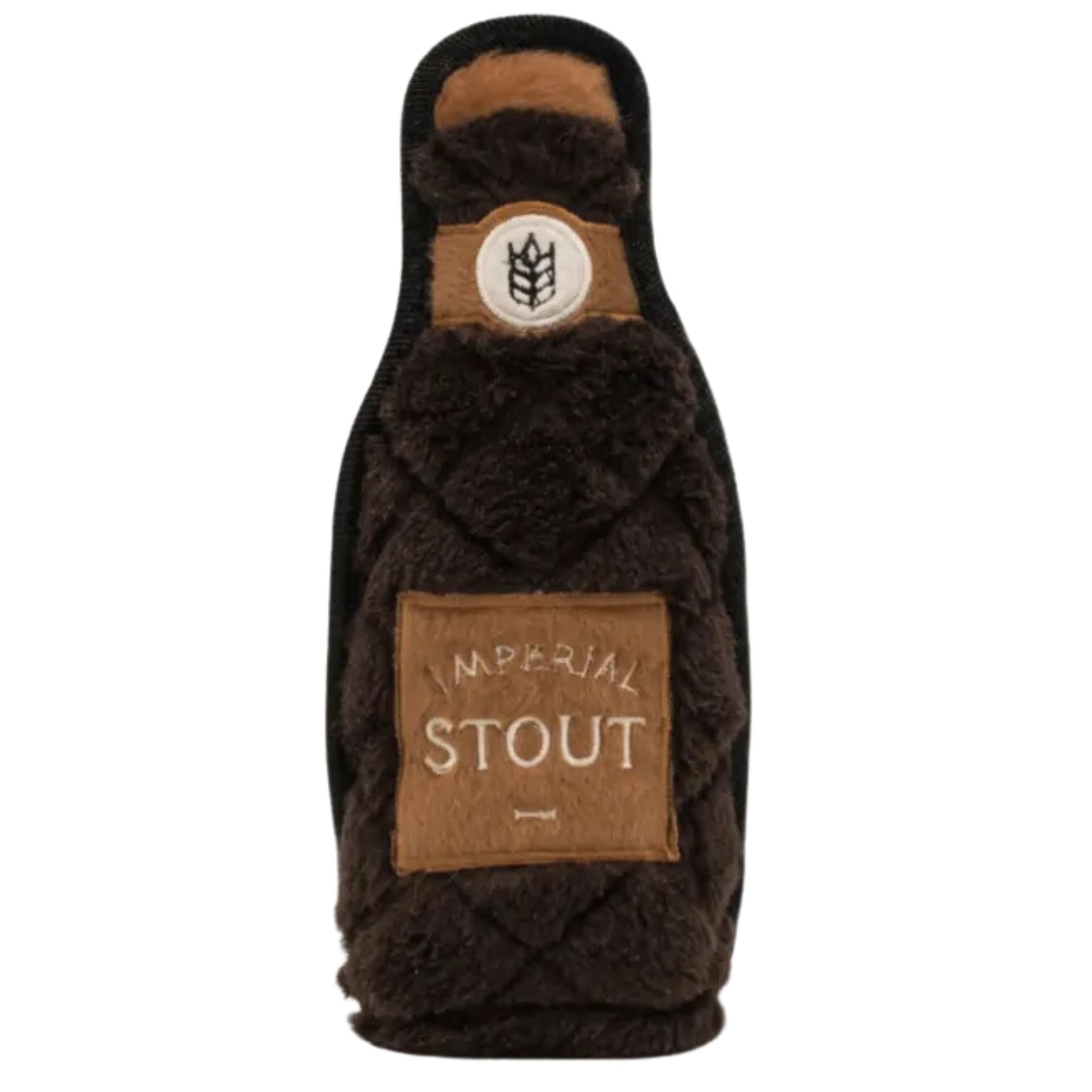 Zippy Paws Dog Toys Z-Stitch Happy Hour Crusherz - 2 Pack Lager & Stout