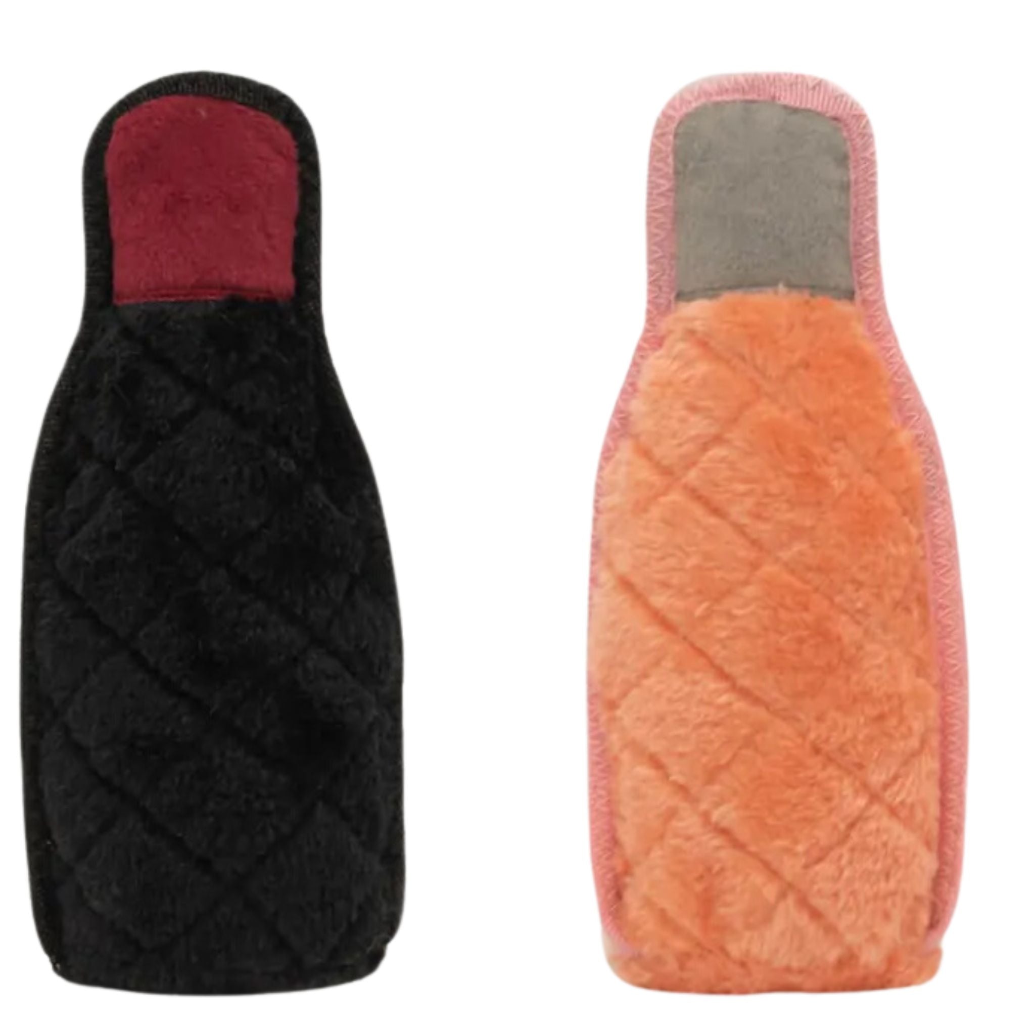 Zippy Paws Dog Toys Z-Stitch Happy Hour Crusherz - 2 Pack Merlot & Rose
