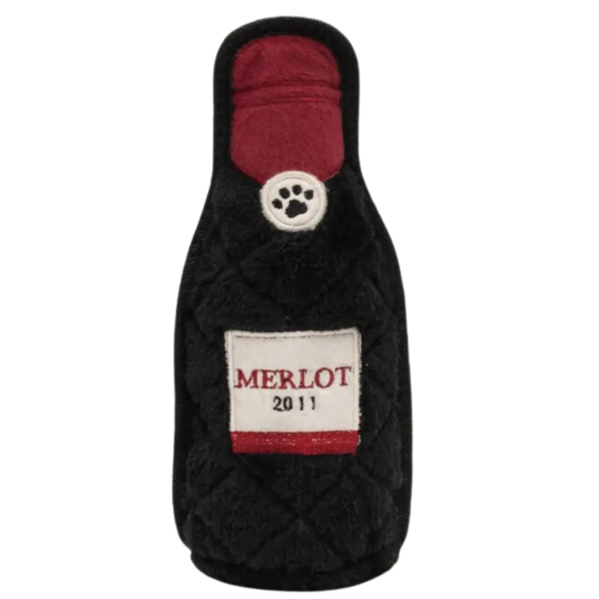 Zippy Paws Dog Toys Z-Stitch Happy Hour Crusherz - 2 Pack Merlot & Rose