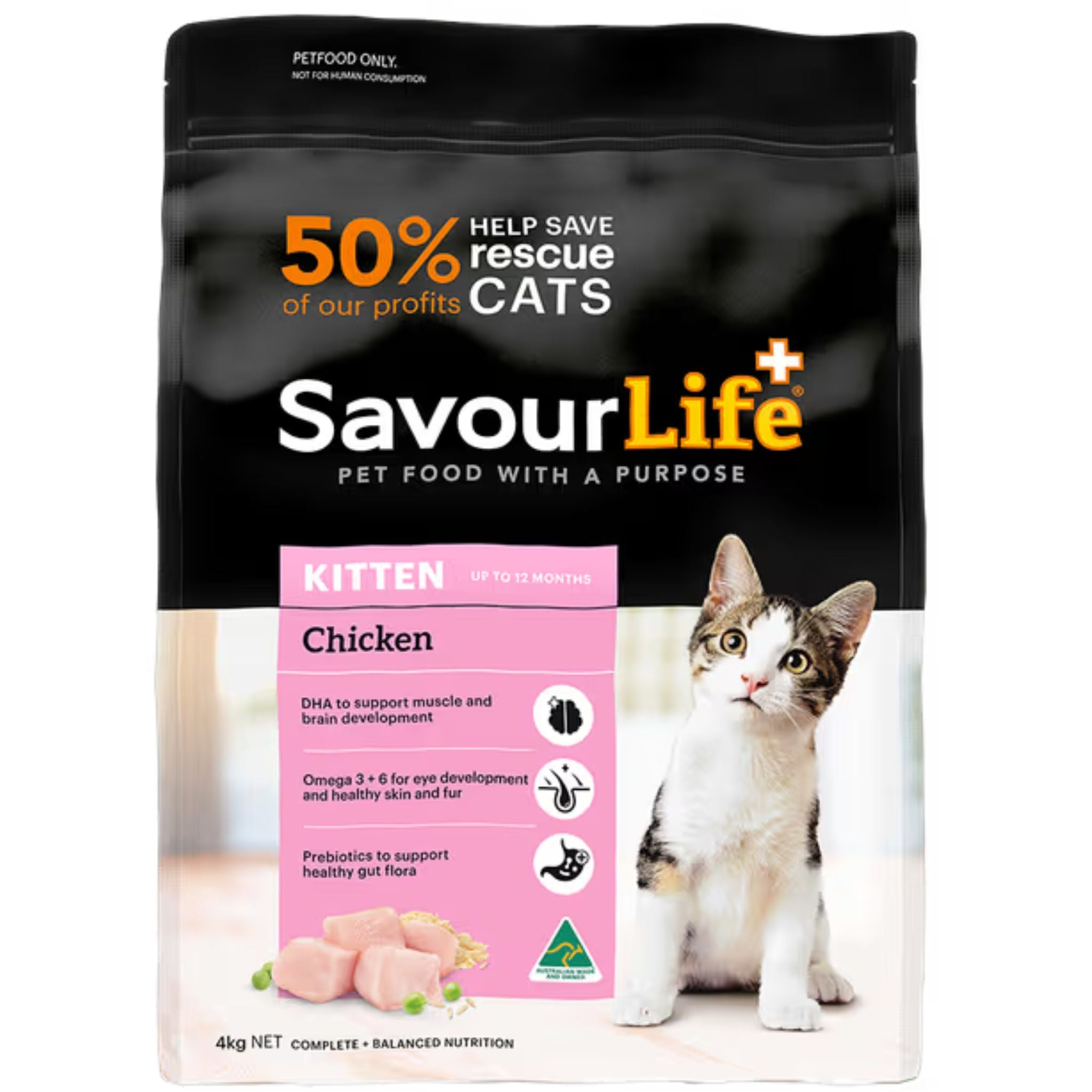 SavourLife Kitten Chicken Dry Cat Food
