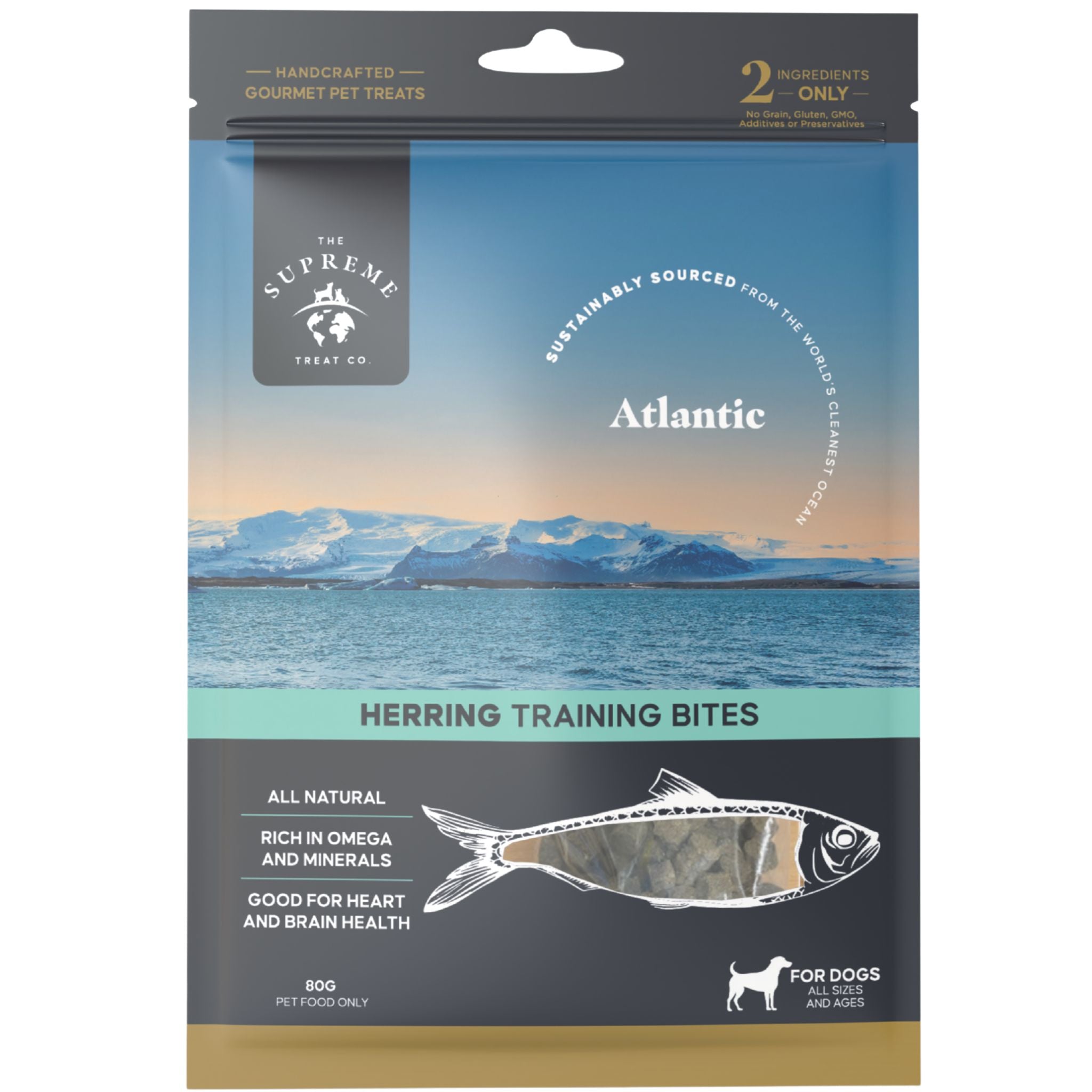 The Supreme Treat Co Herring Dog Training Bites