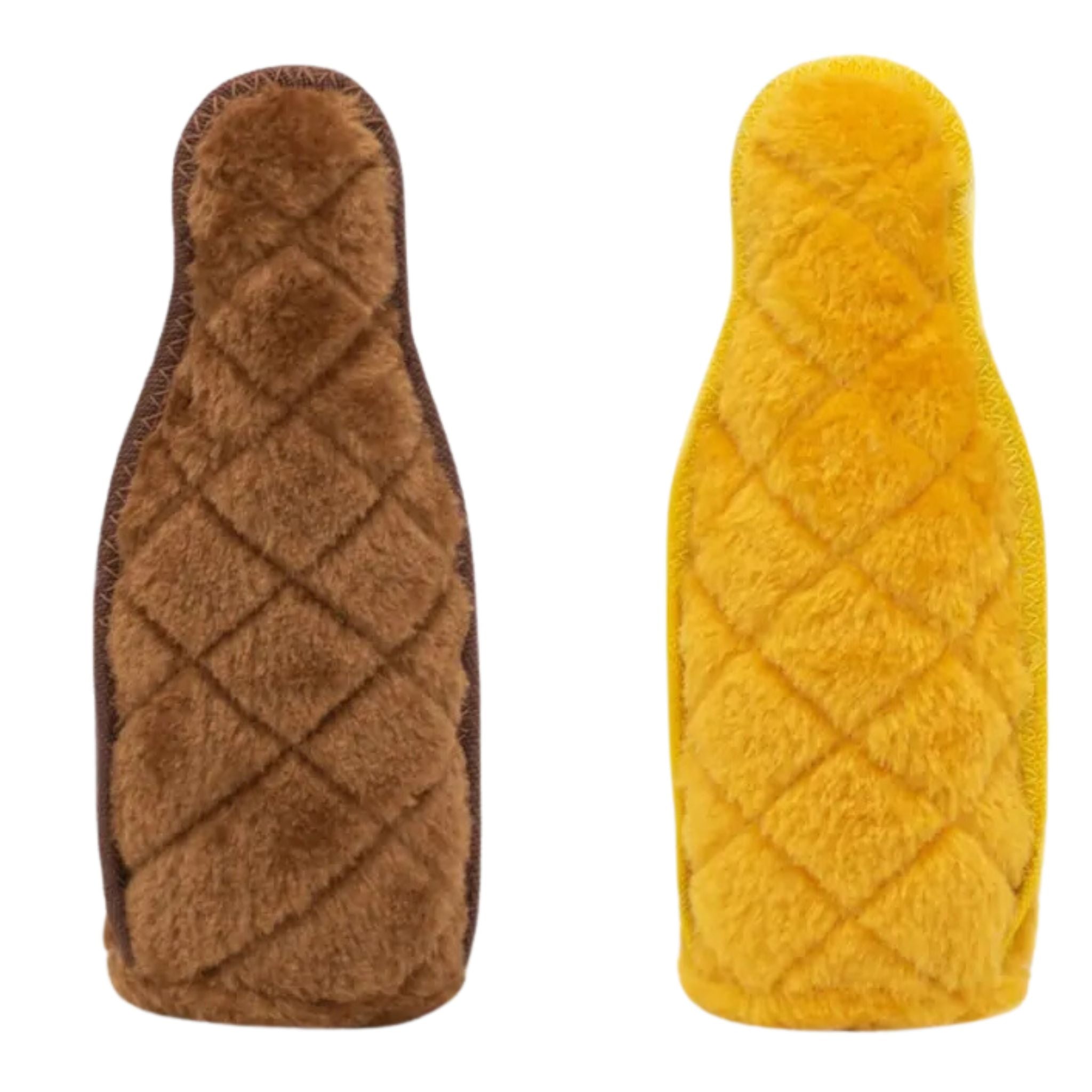 Zippy Paws Dog Toys Z-Stitch Happy Hour Crusherz - 2 Pack Whiskey & Tequila
