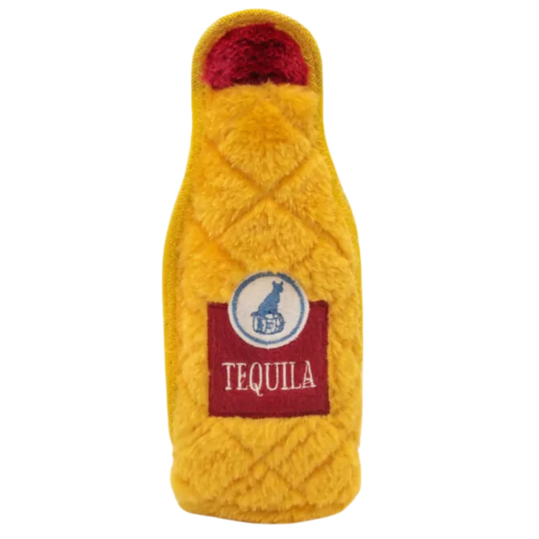 Zippy Paws Dog Toys Z-Stitch Happy Hour Crusherz - 2 Pack Whiskey & Tequila