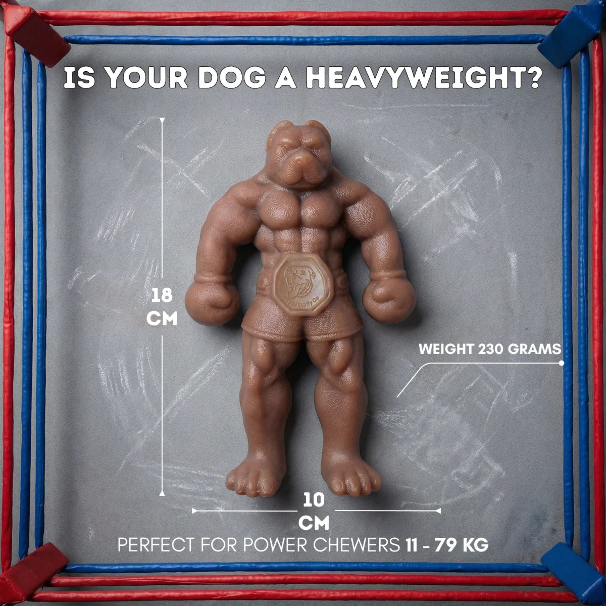 Happy Staffy Co Staffy Balboa Dog Toy