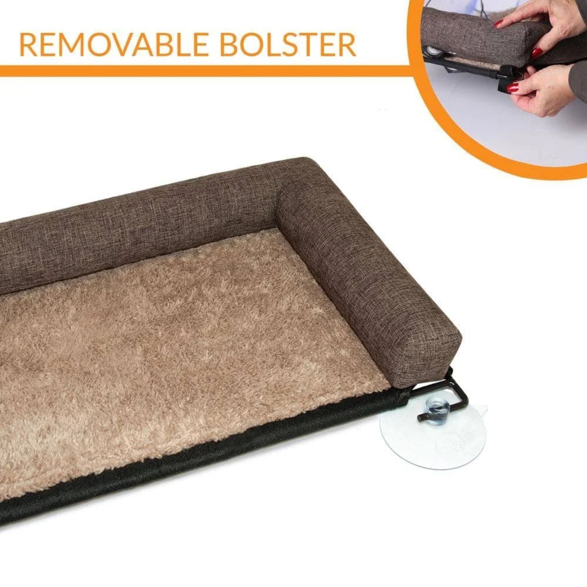 K&H EZ Mount Kitty Sill Deluxe with Bolster