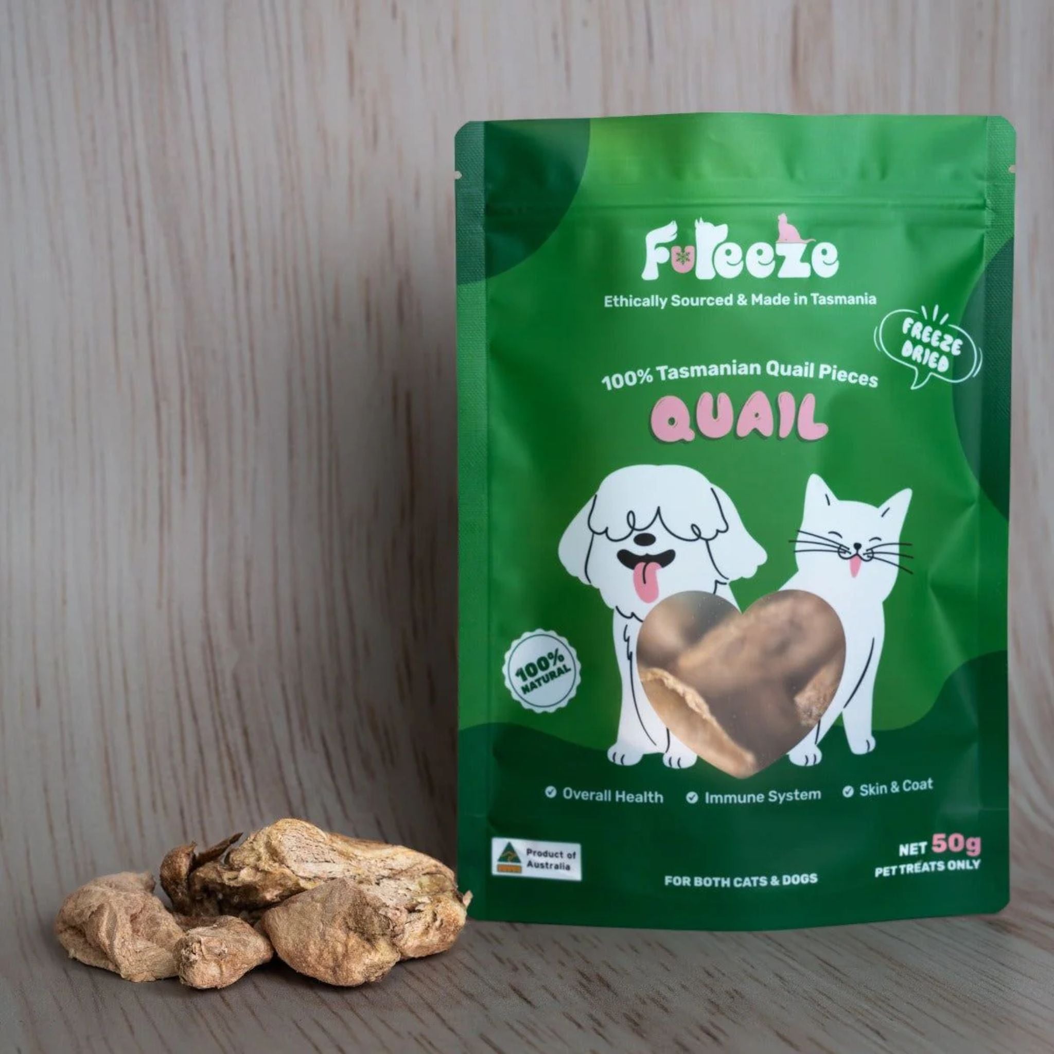 FuReeze Quail Freeze Dried Pet Treats