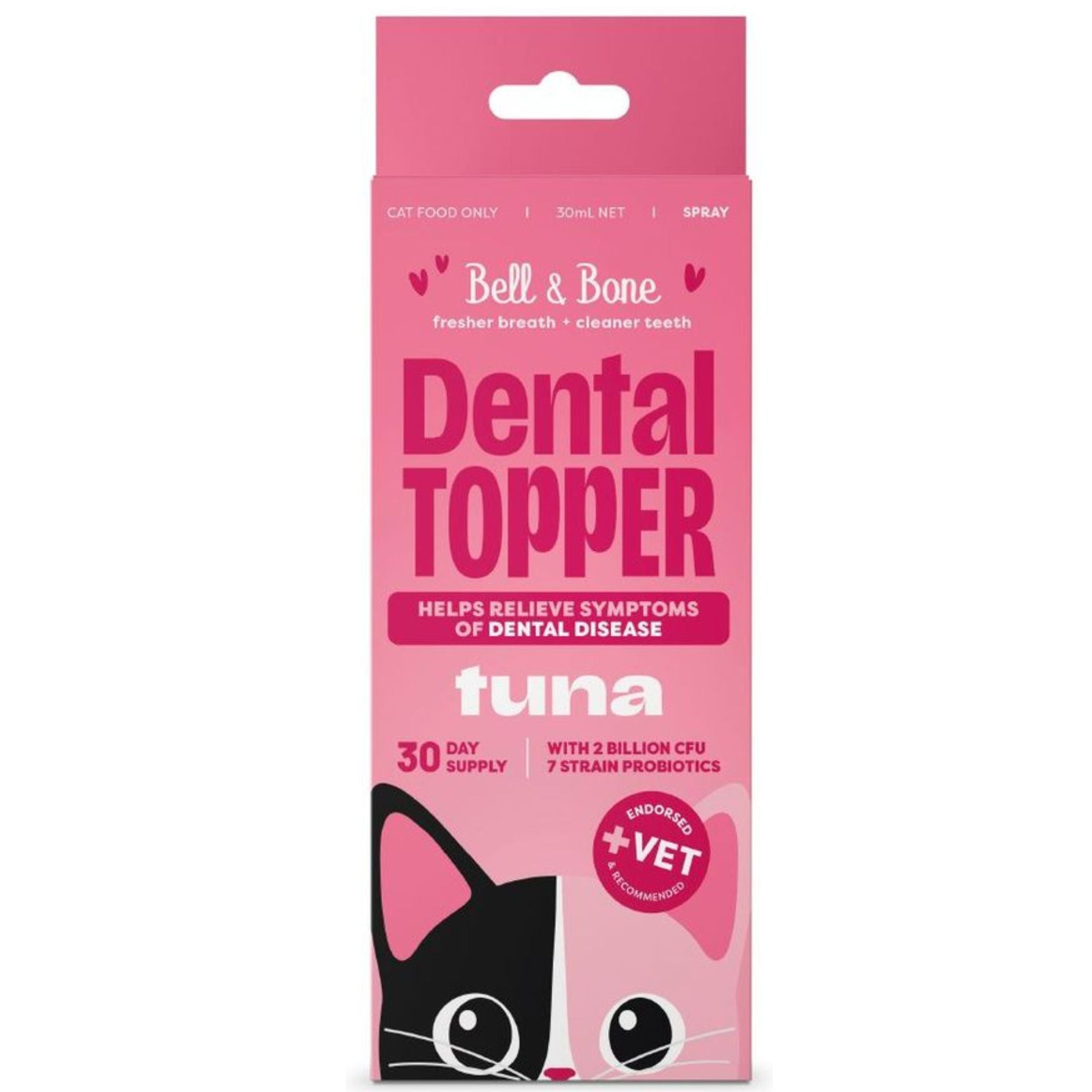 Bell and Bone Cat Dental Topper - Tuna