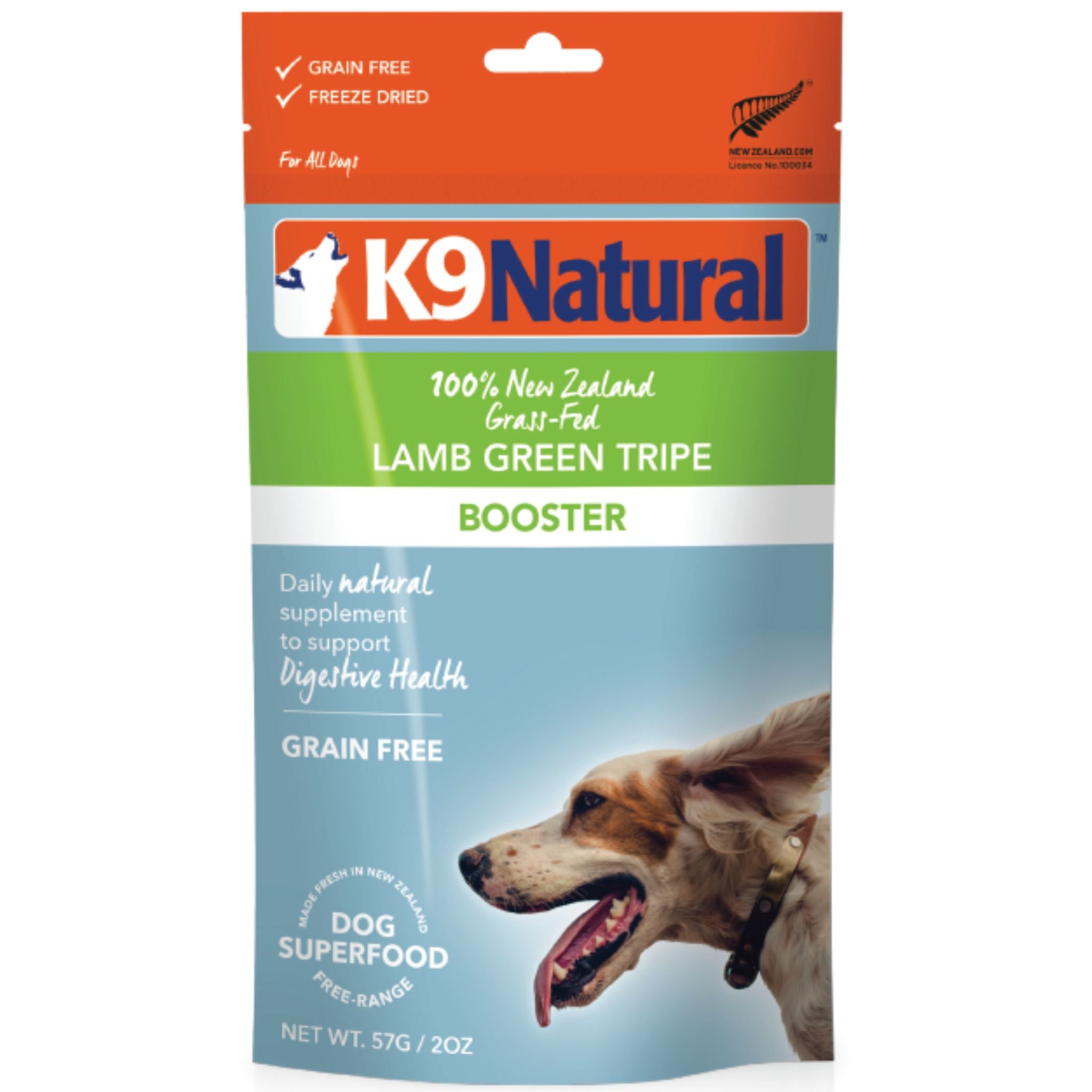 K9 Natural Lamb Green Tripe Freeze Dried Dog Booster