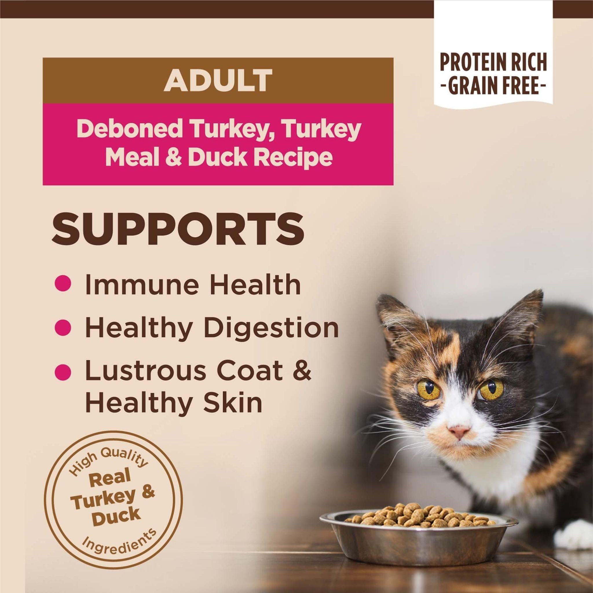 Wellness Core Dry Cat Food Grain Free Adult: Turkey & Duck