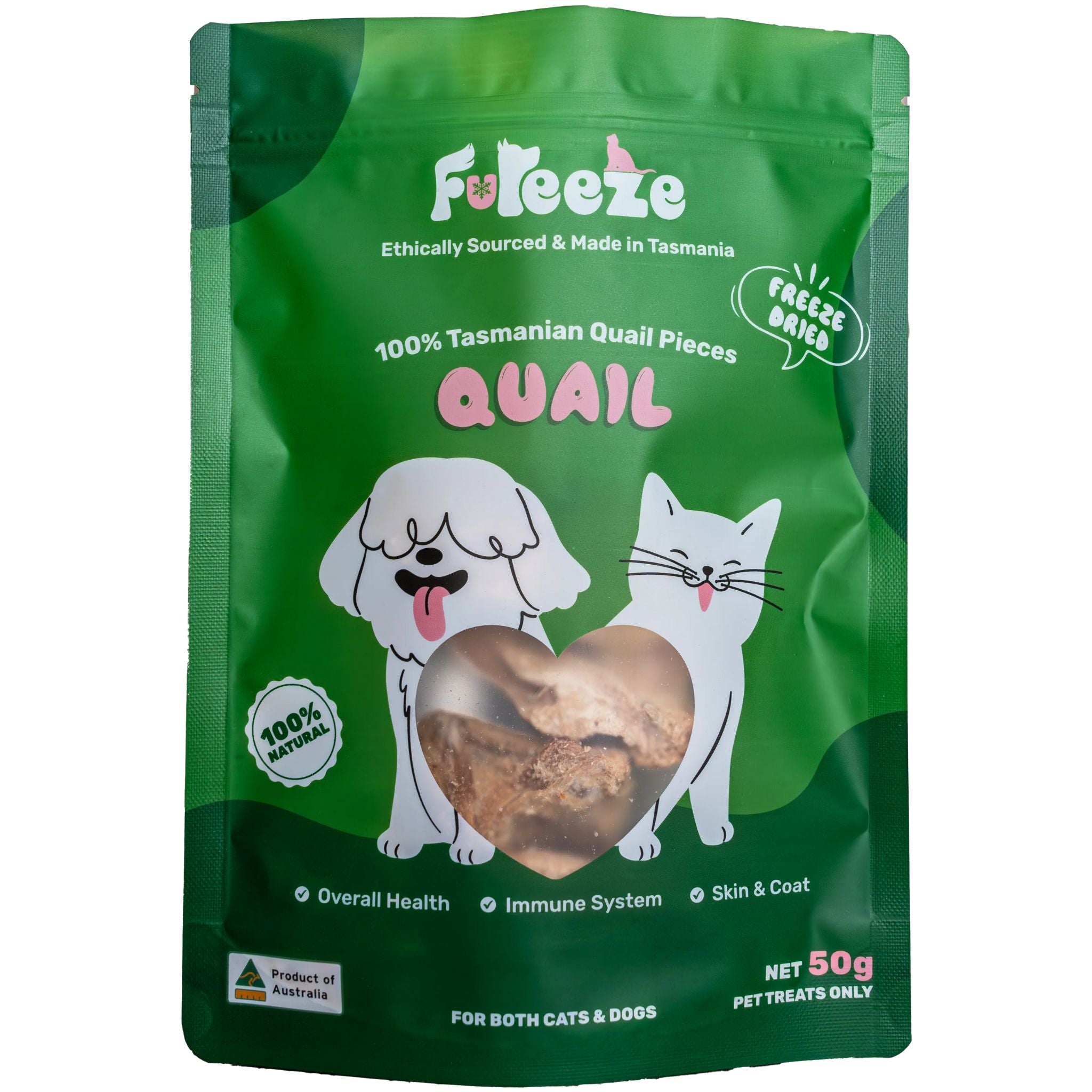 FuReeze Quail Freeze Dried Pet Treats