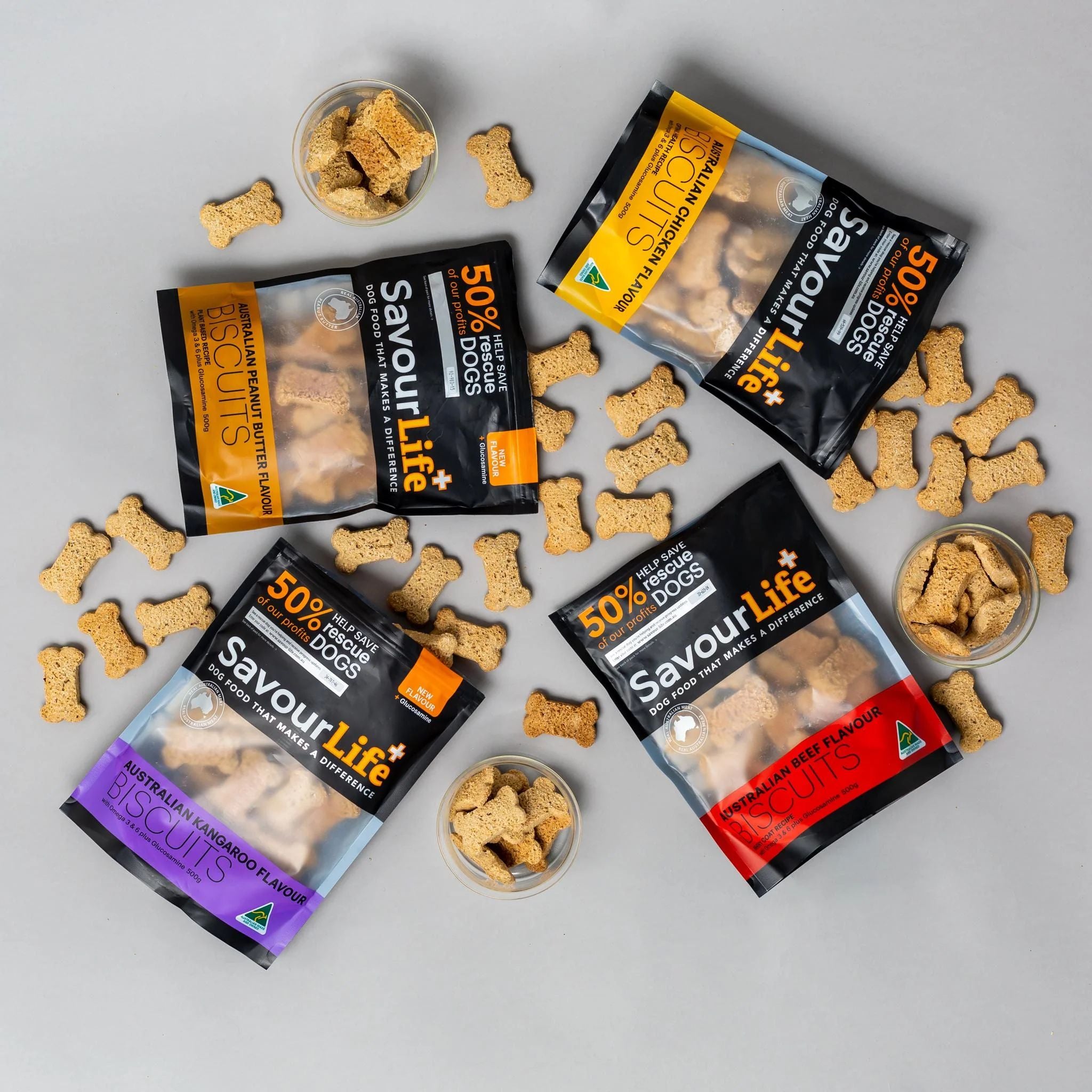 SavourLife Australian Kangaroo Flavour Biscuits for Dogs