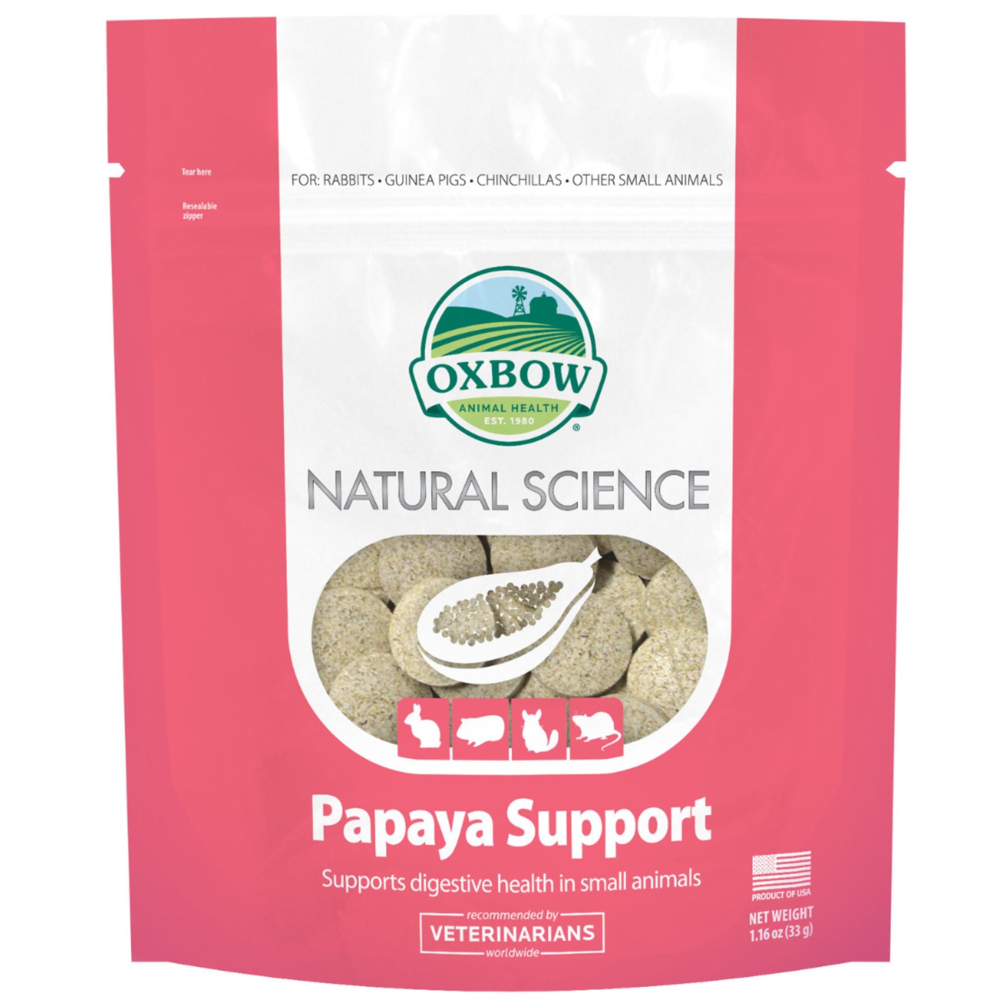 Oxbow Natural Science Papaya Support
