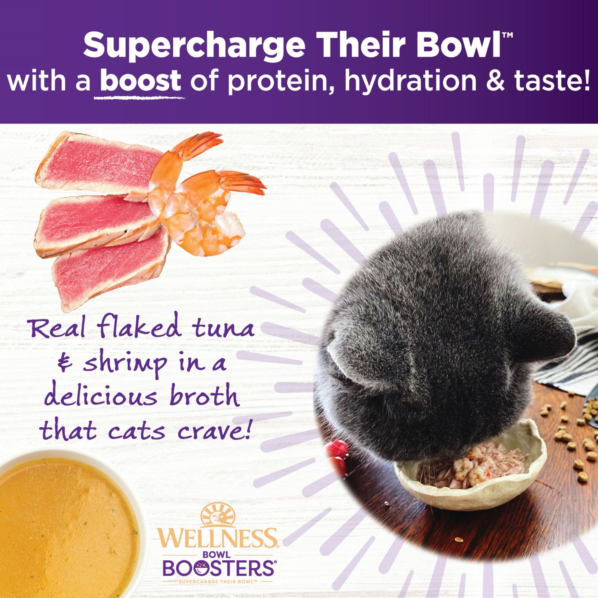 Wellness Core Wet Cat Food Topper Simply Shreds Flaked Tuna & Shrimp