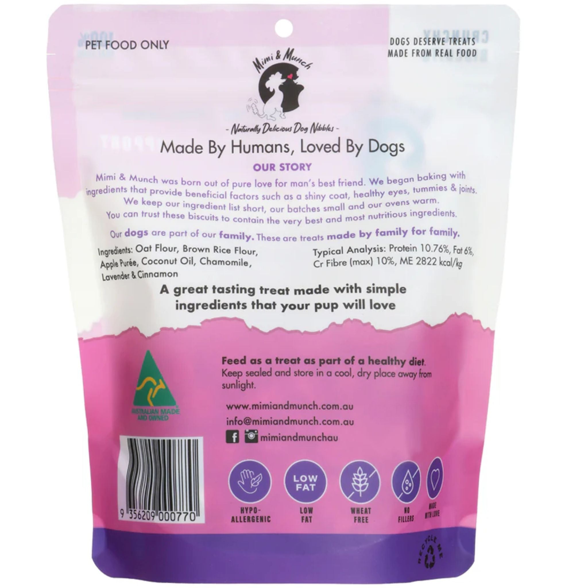 Mimi & Munch Bedtime Natural Dog Treats
