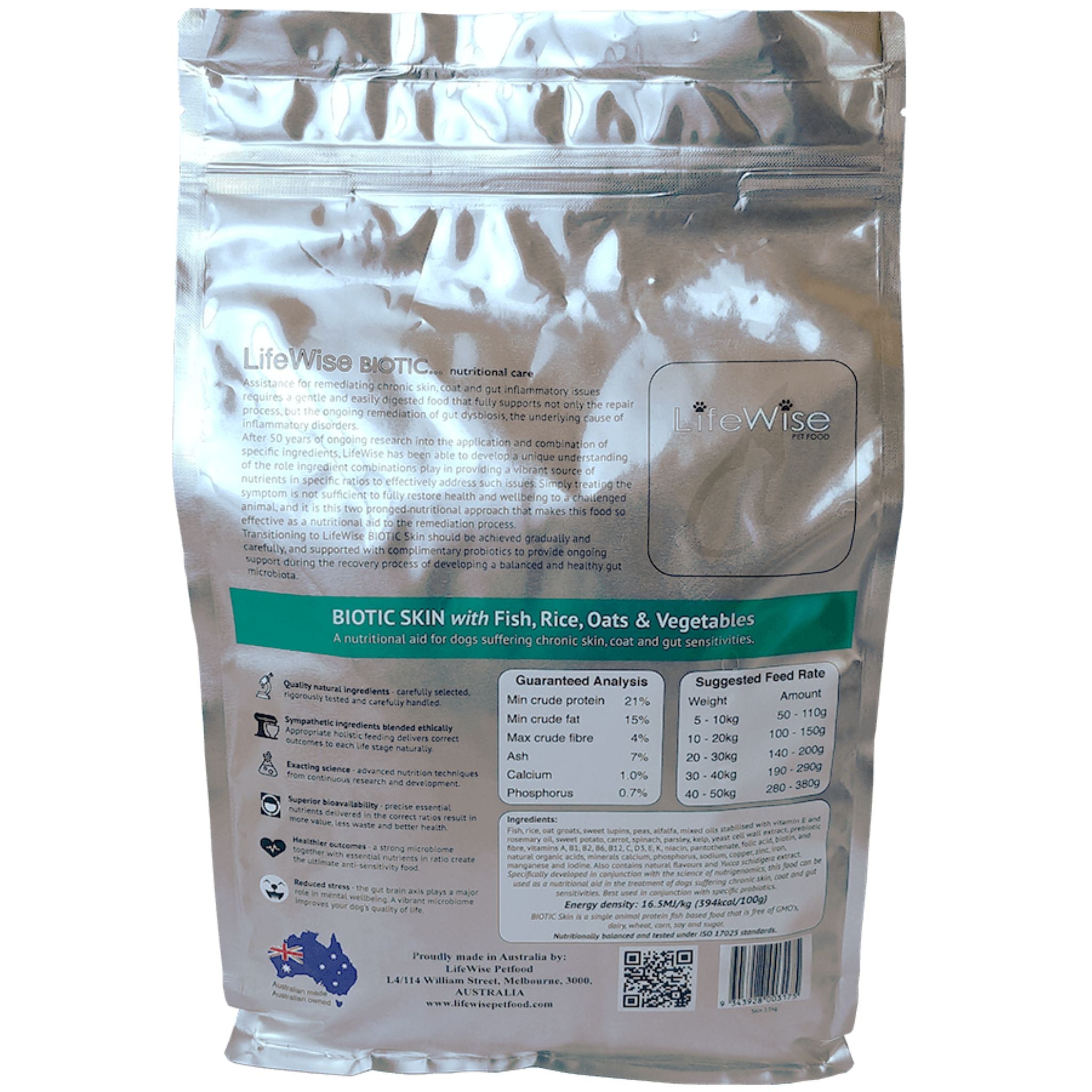 LifeWise Dry Dog Food Biotic Skin