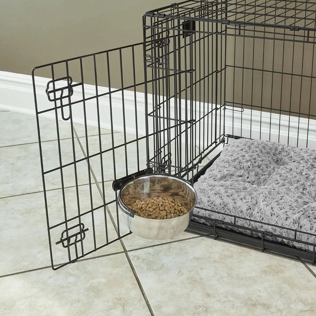 MidWest Homes for Pets Snap'y Fit Food & Water Dog Bowl