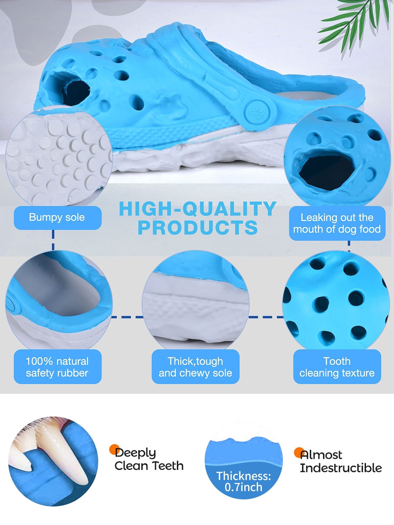 Petopia Ultra Tough Dog Toy Cozy Slipper - S | PeekAPaw Pet Supplies