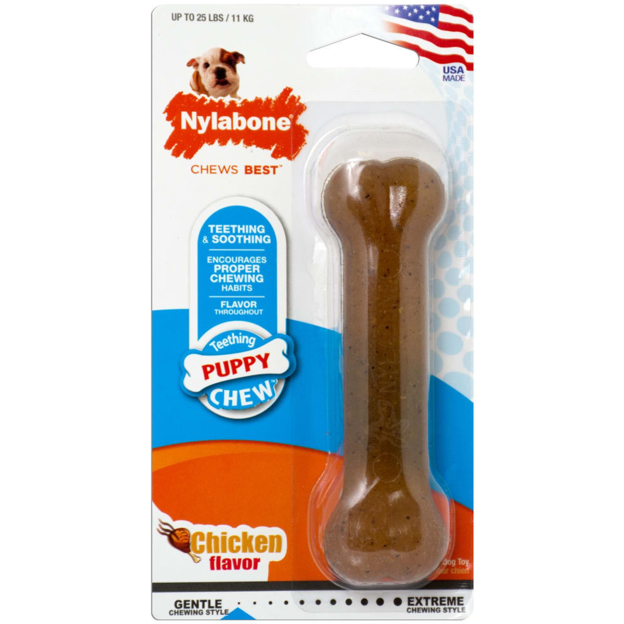 Nylabone Puppies Teething Chew Classic Bone