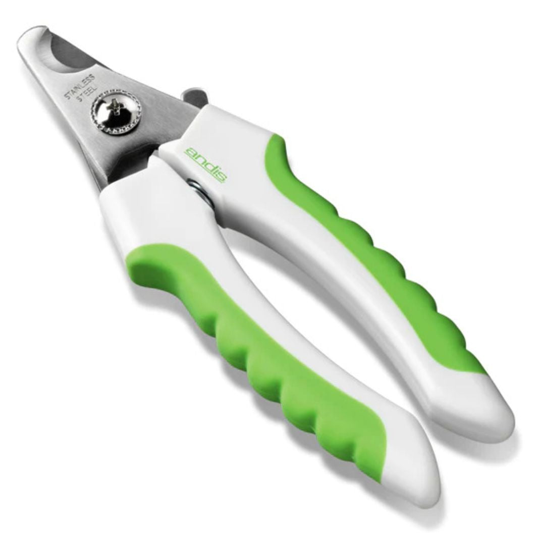 Andis Pet Grooming Nail Clipper White Lime Green | PeekAPaw Pet Supplies
