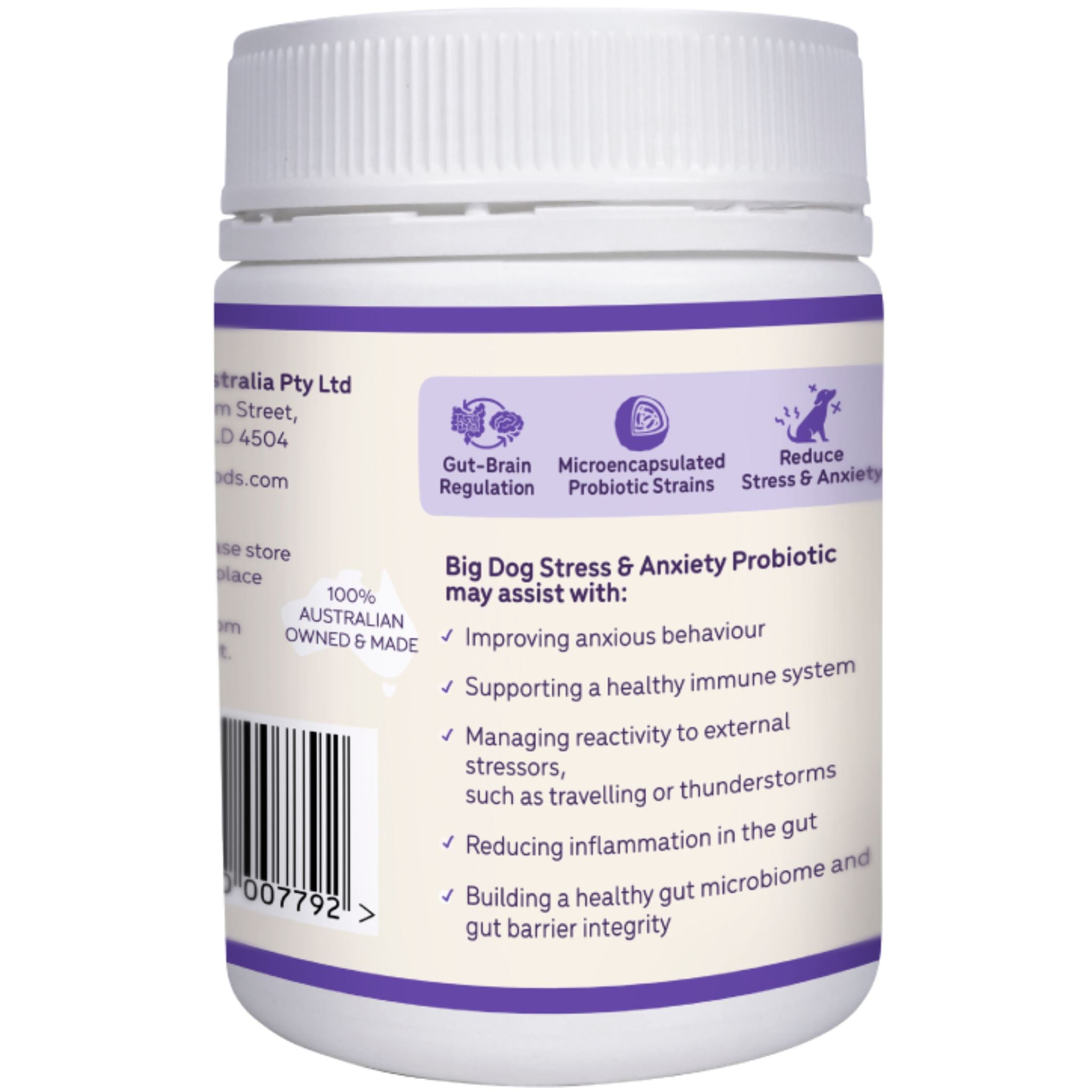 Big Dog Stress & Anxiety Probiotics for Pets