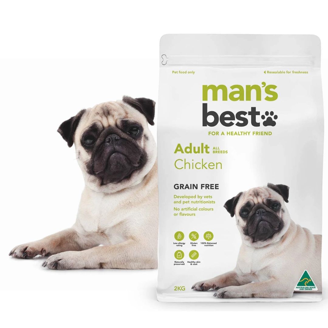 Mans Best Adult Dog Food Chicken | PeekAPaw Pet Supplies