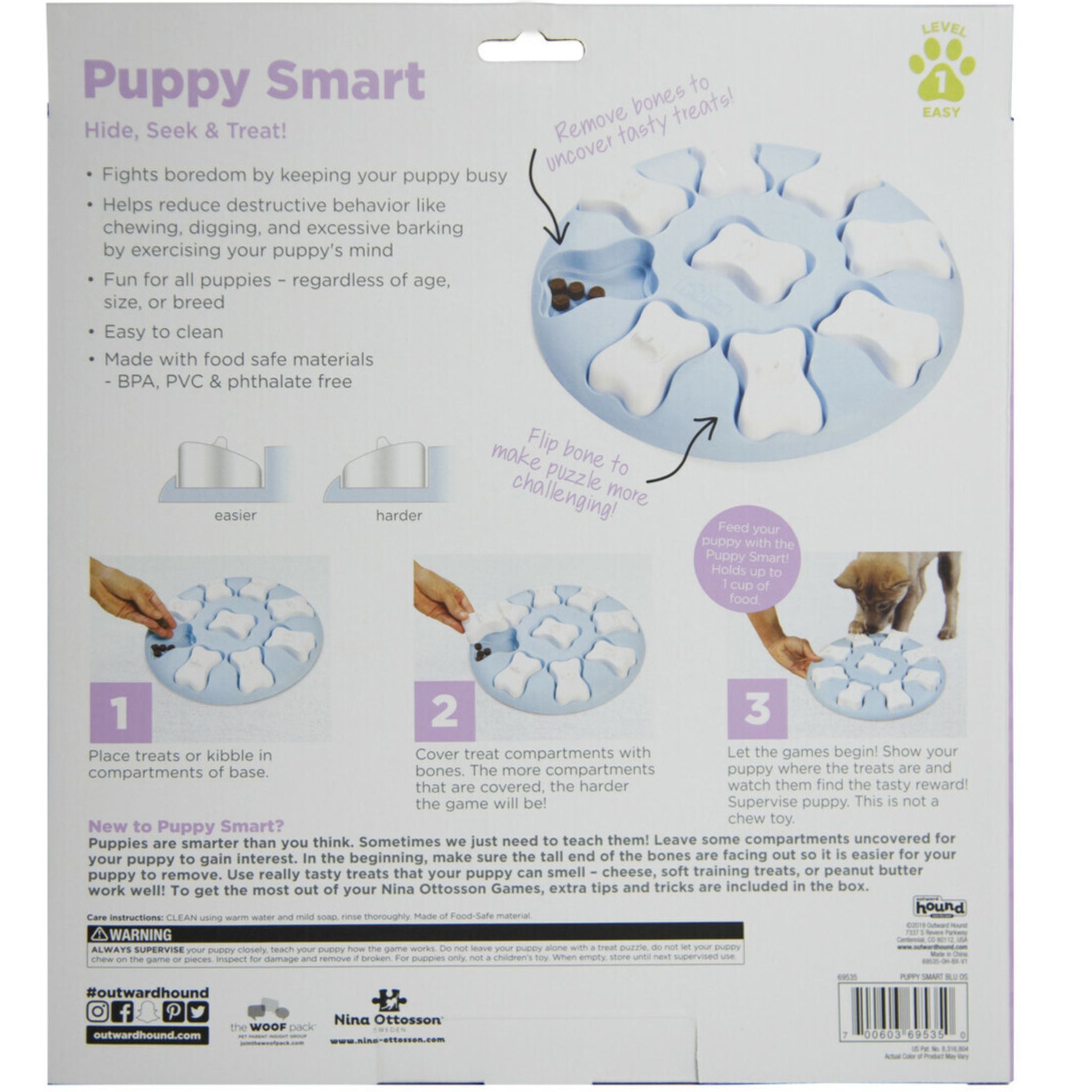 Nina Ottosson Puppy Smart - Level 1