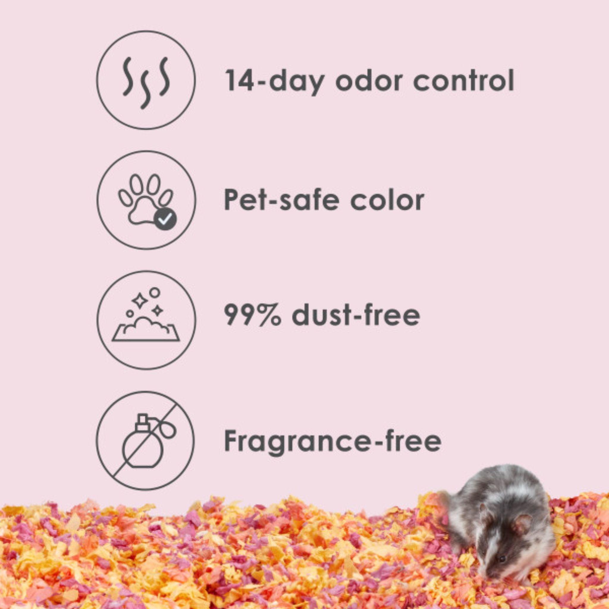 Kaytee Clean & Cozy Colors Sunset Bedding