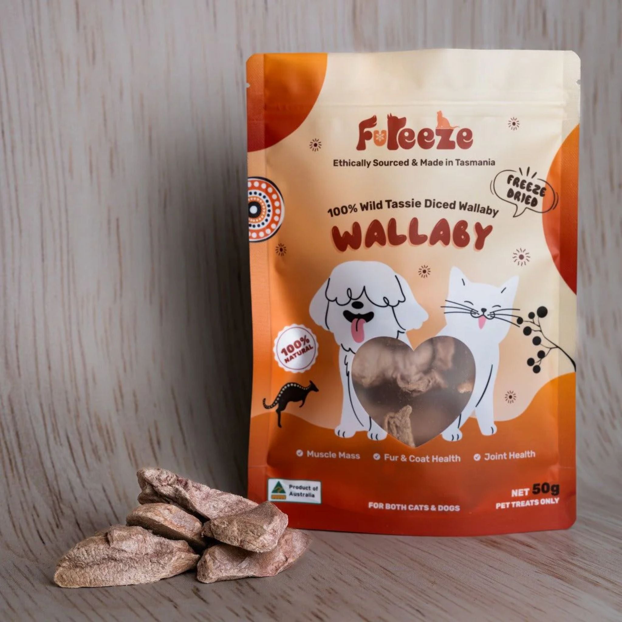FuReeze Wallaby Freeze Dried Pet Treats