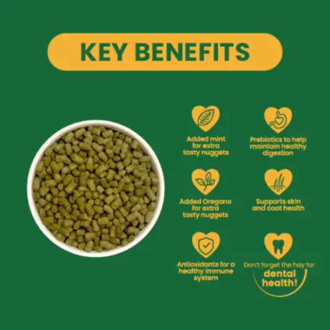 Burgess Excel Rabbit Nuggets Oregano | PeekAPaw Pet Supplies