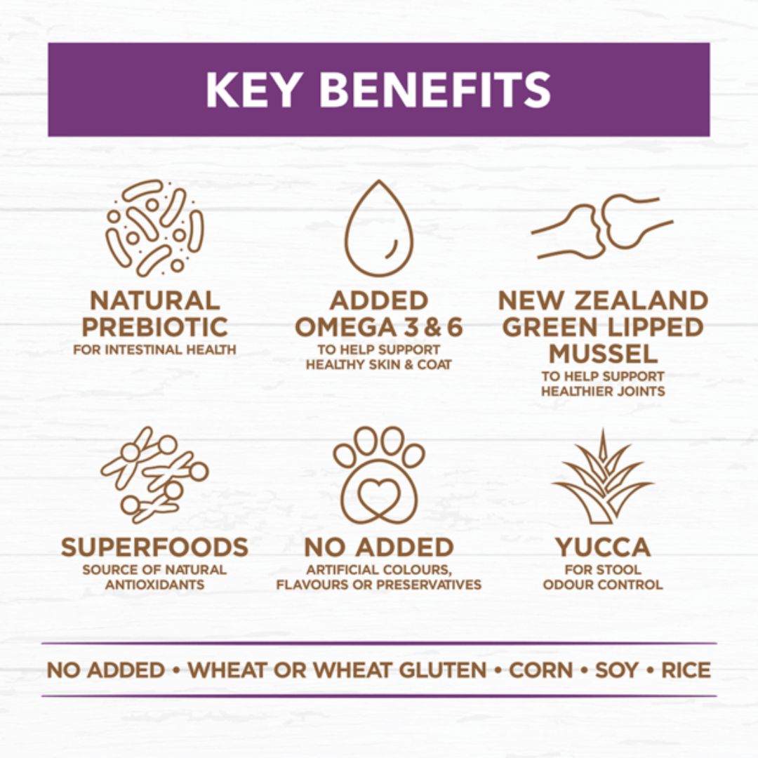 Ivory Coat Grain Free Mature All Breeds Dry Dog Food Turkey