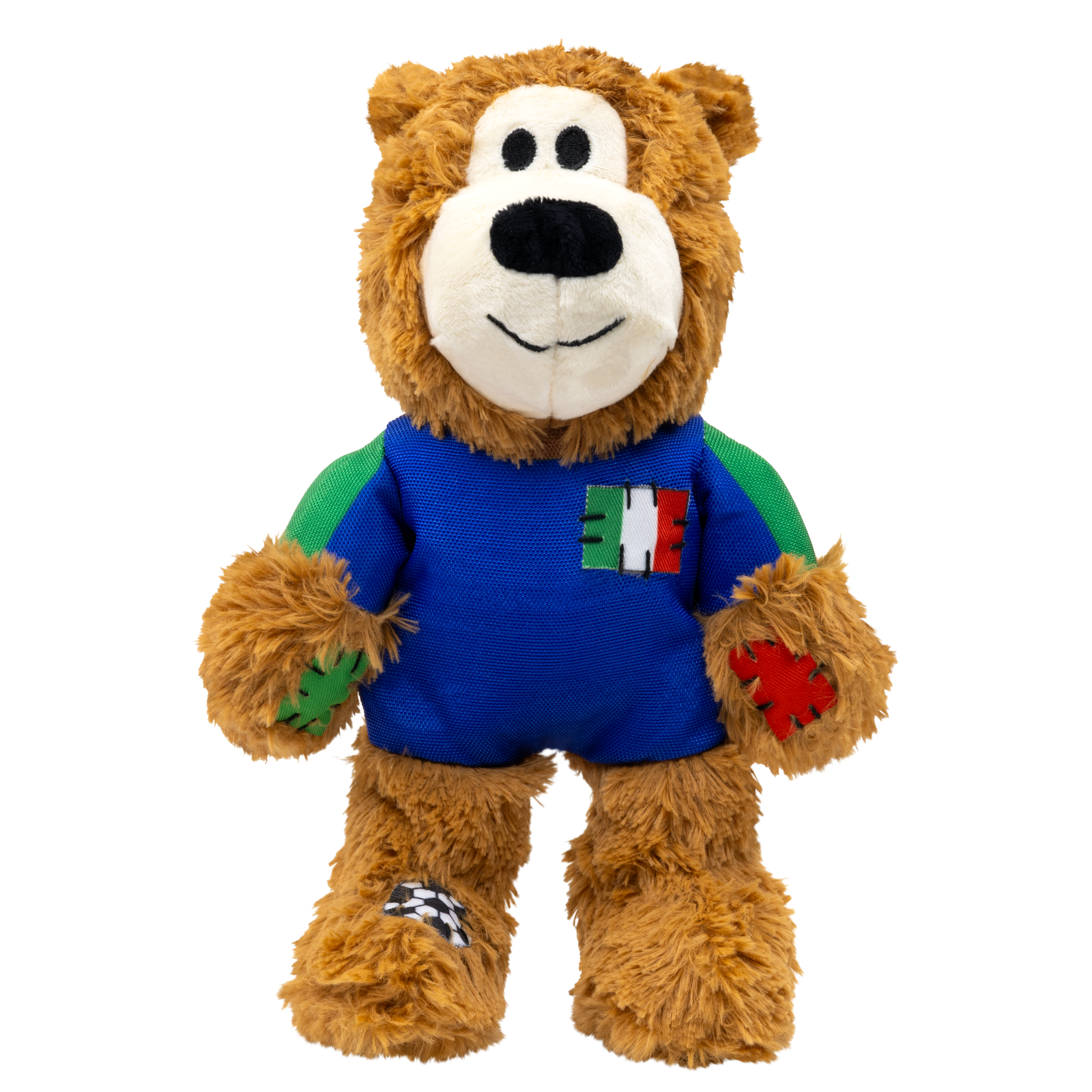KONG Dog Toys Wild Knots Sport Bear Italy shown on its own, studio product shot