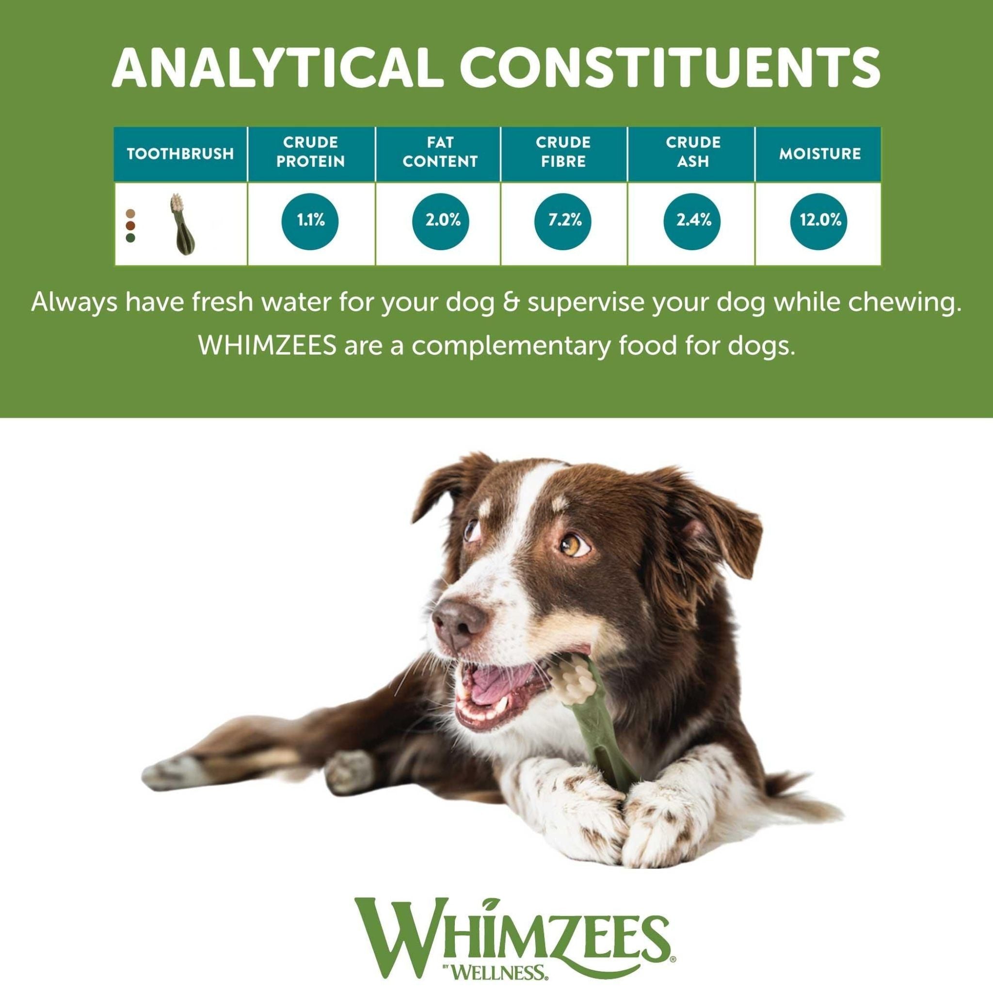 Whimzees Dental Dog Treats Toothbrush
