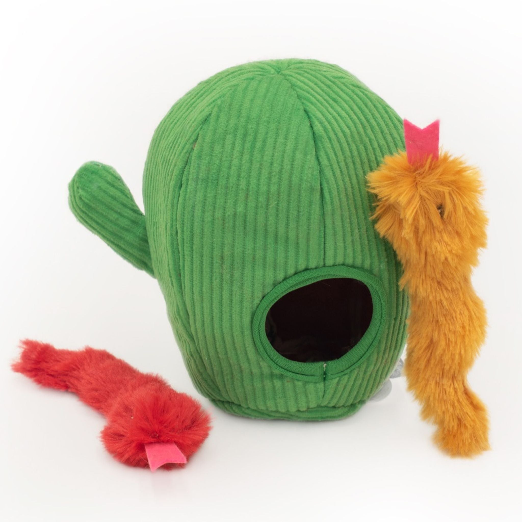 Zippy Paws ZippyClaws Burrow Cat Toys - Snakes in Cactus