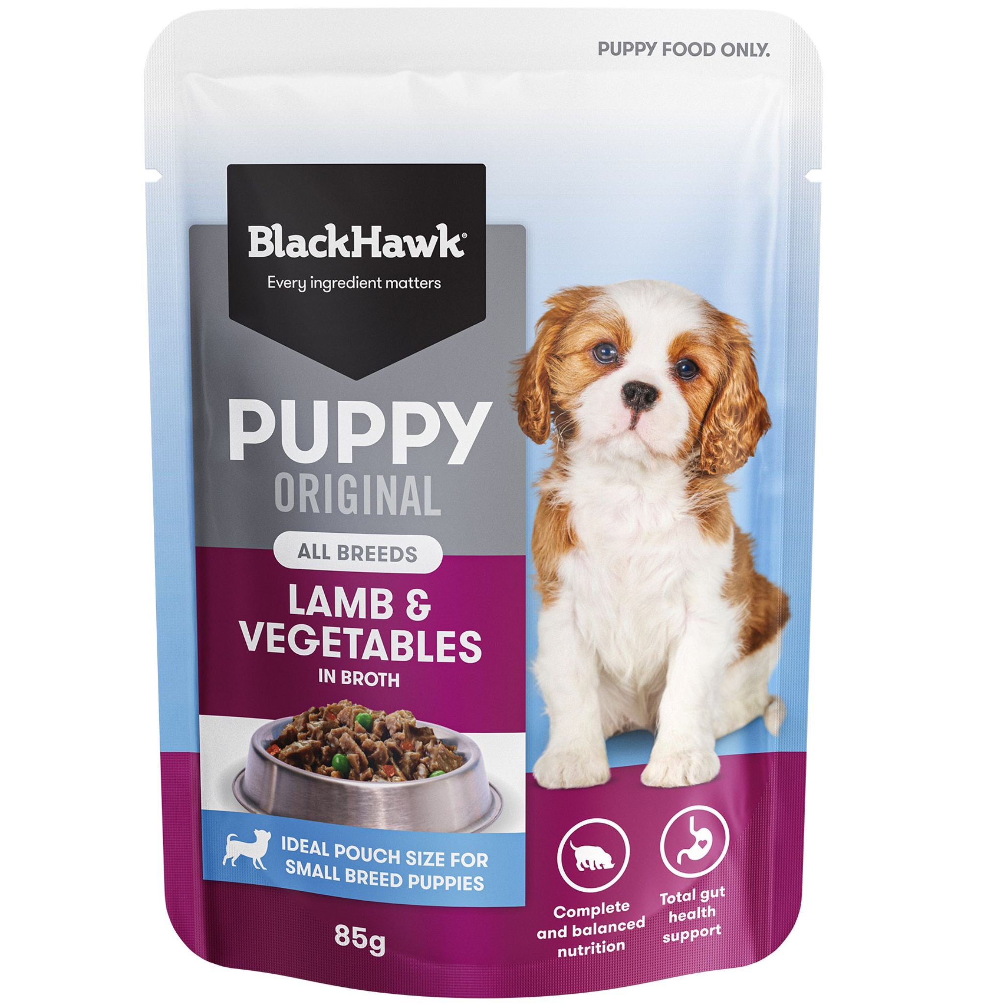 Black Hawk Original Puppy Lamb and Vegetables Wet Dog Food Pouch