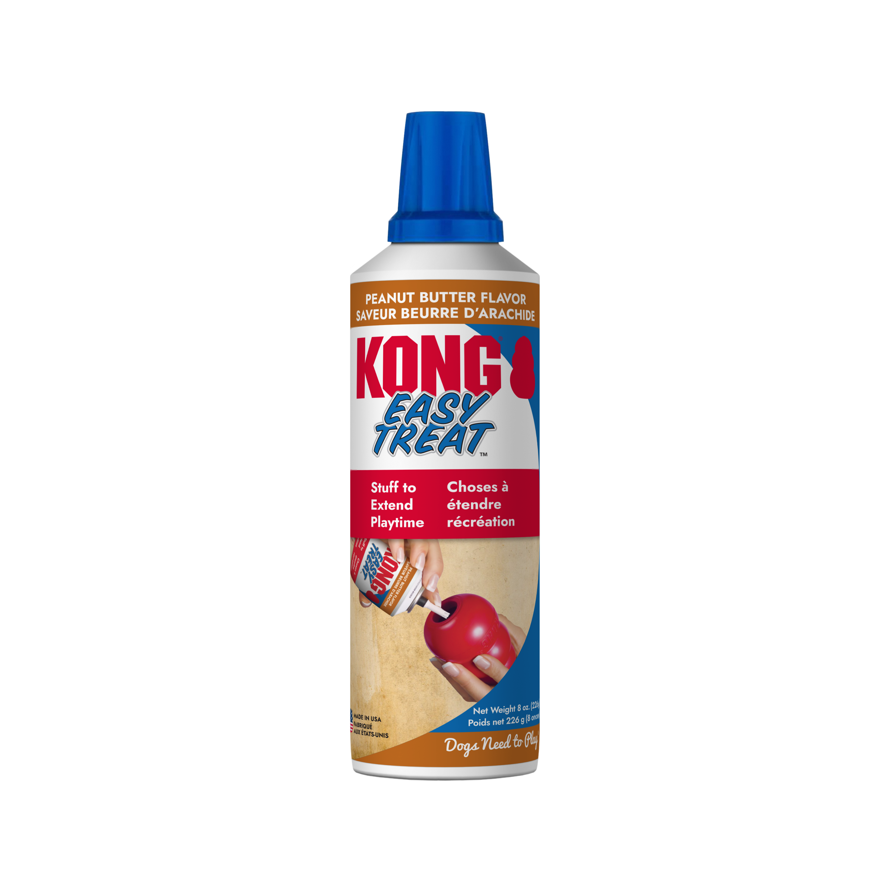 KONG Dog Easy Treat Peanut Butter shown in its retail packaging