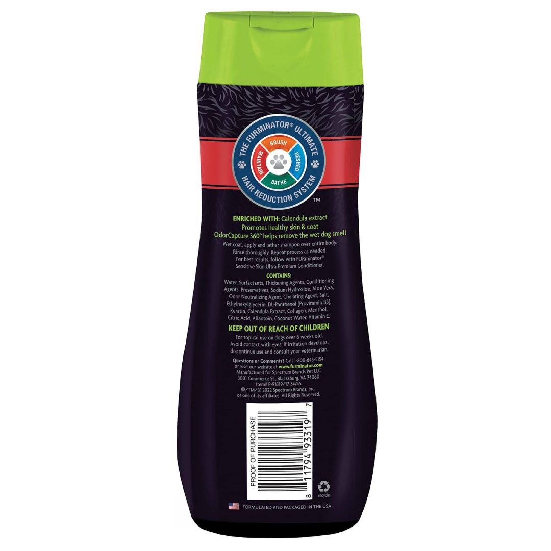FURminator Sensitive Skin Ultra Premium Shampoo For Dogs