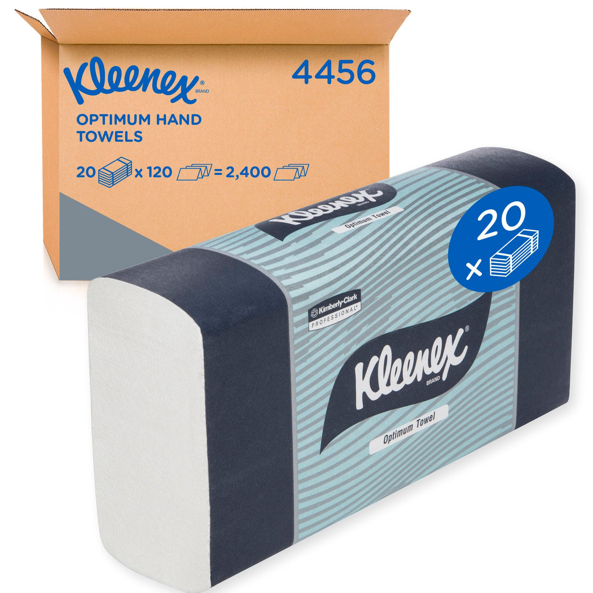 Kleenex Optimum 4456 folded hand towels pack