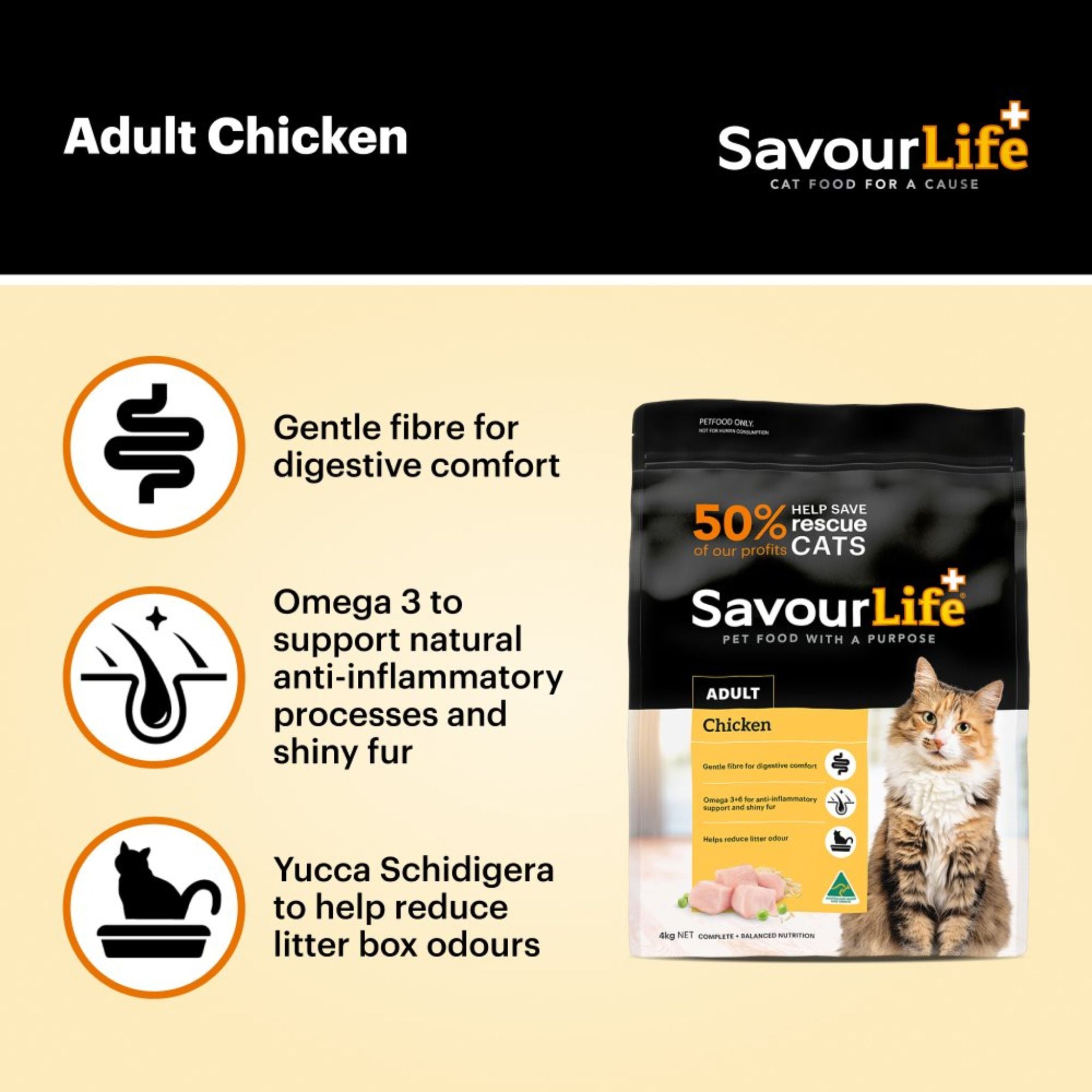 SavourLife Adult Chicken Dry Cat Food