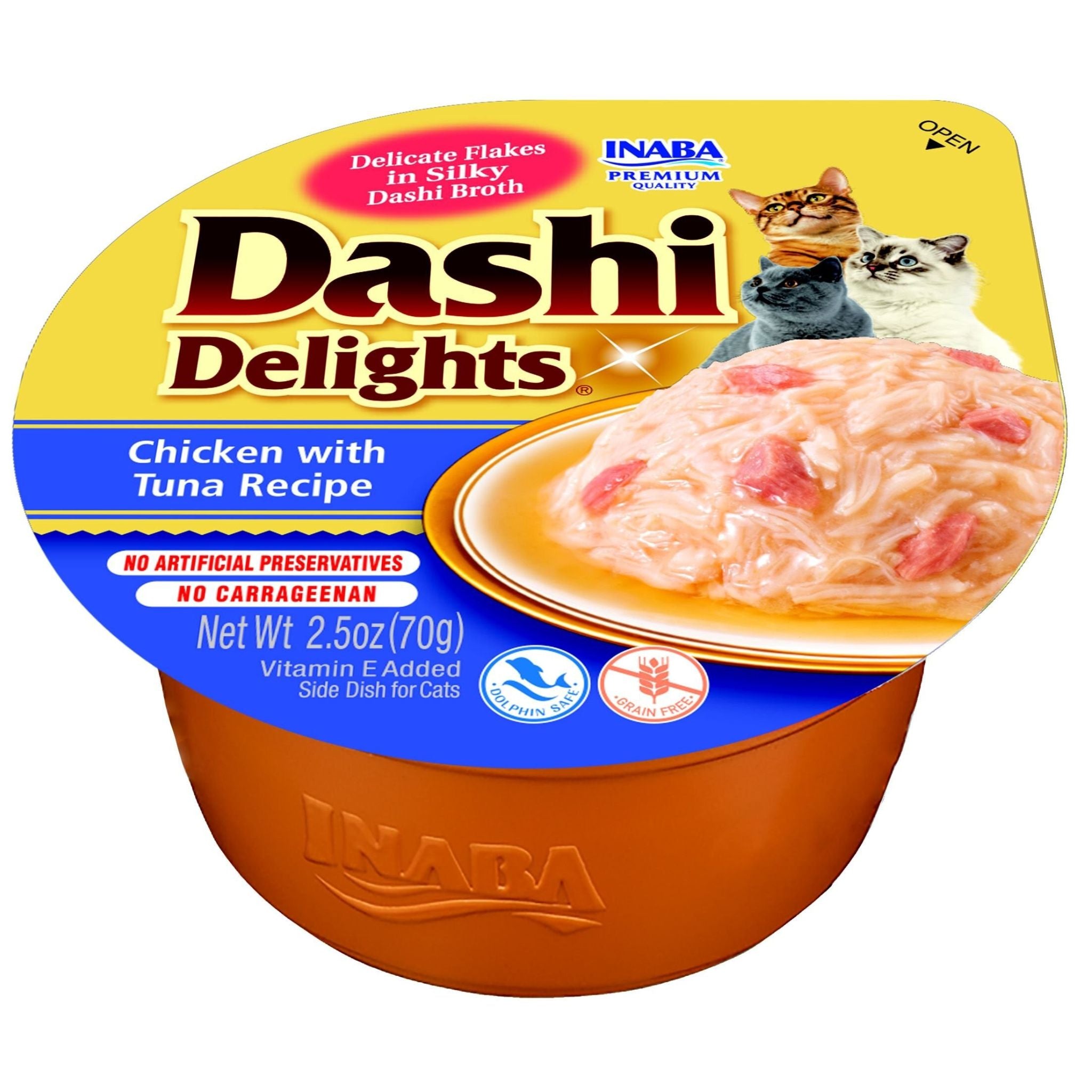 Inaba Cat Treat Dashi Delights Cup Chicken Tuna