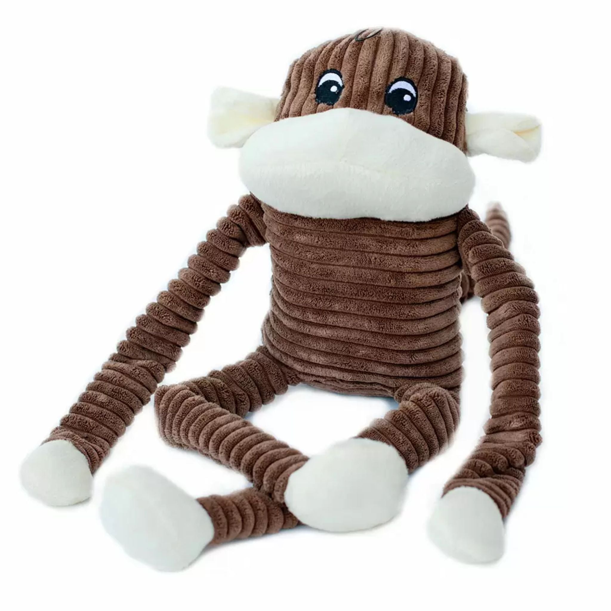 Zippy Paws Spencer The Crinkle Monkey Dog Toy