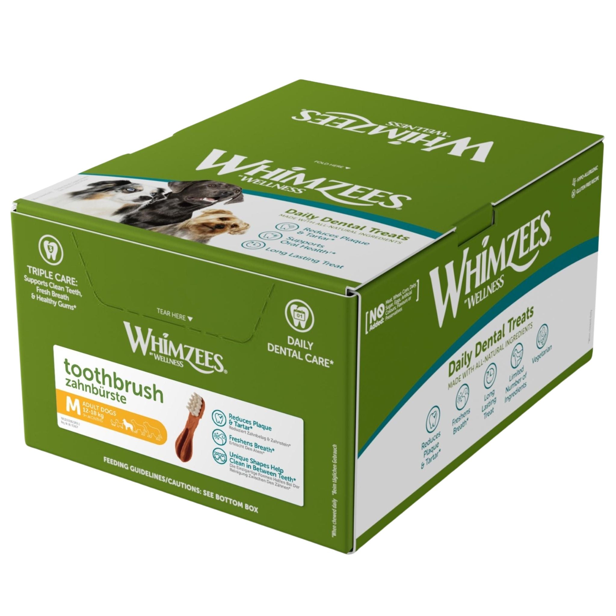 Whimzees Dental Dog Treats Toothbrush