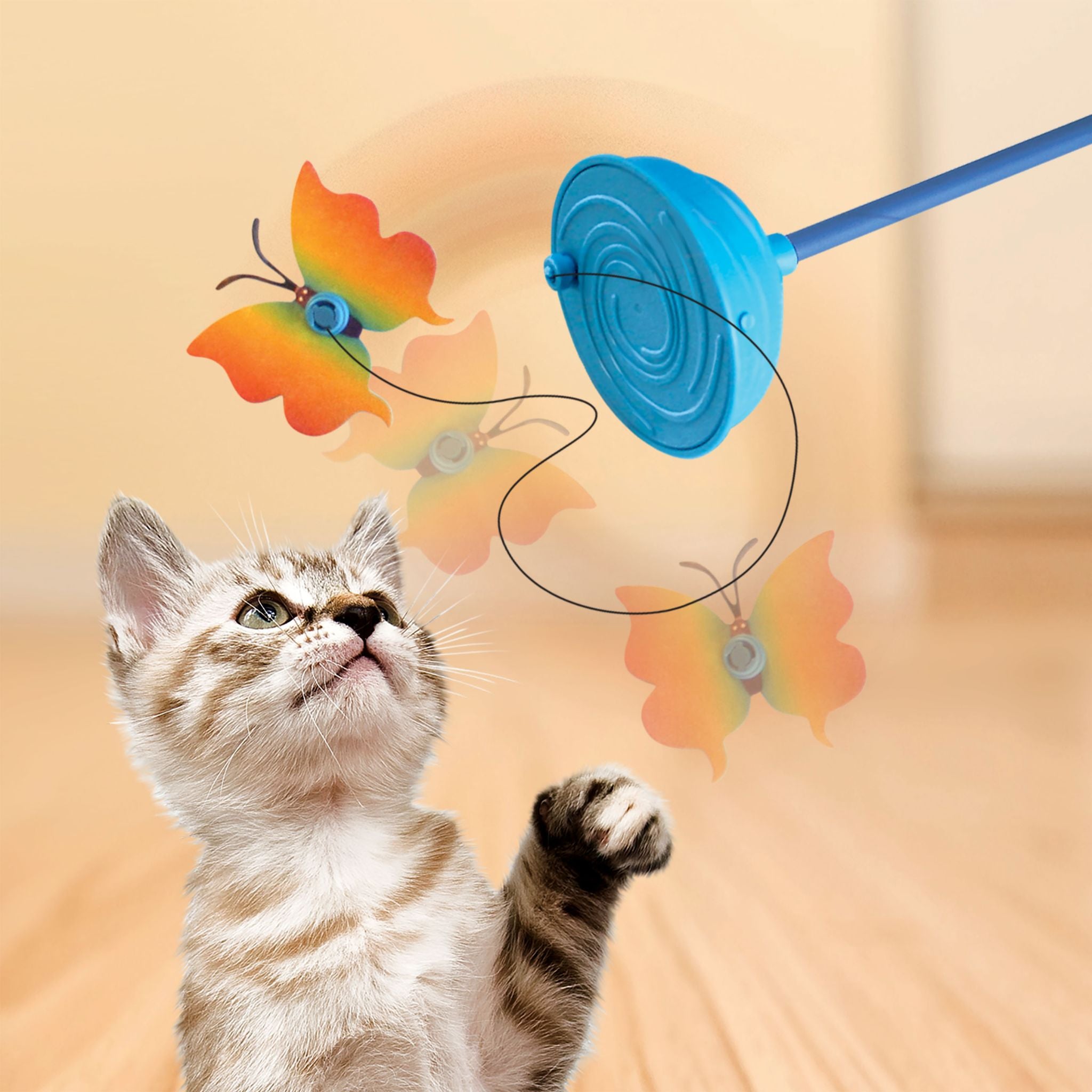 KONG Teaser Purrsuit Butterfly Cat Toys