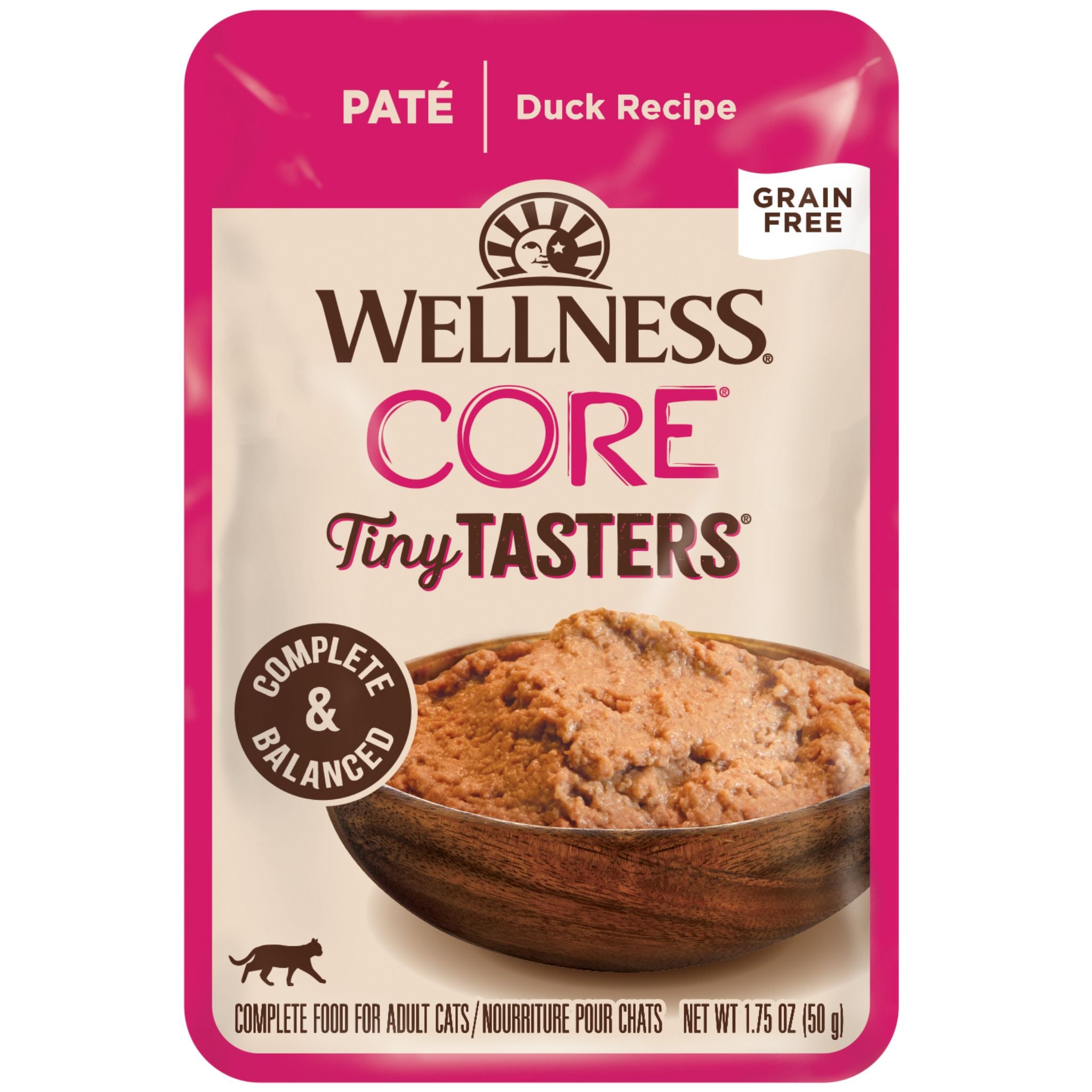 Wellness Core Wet Cat Food Tiny Tasters Duck Pate
