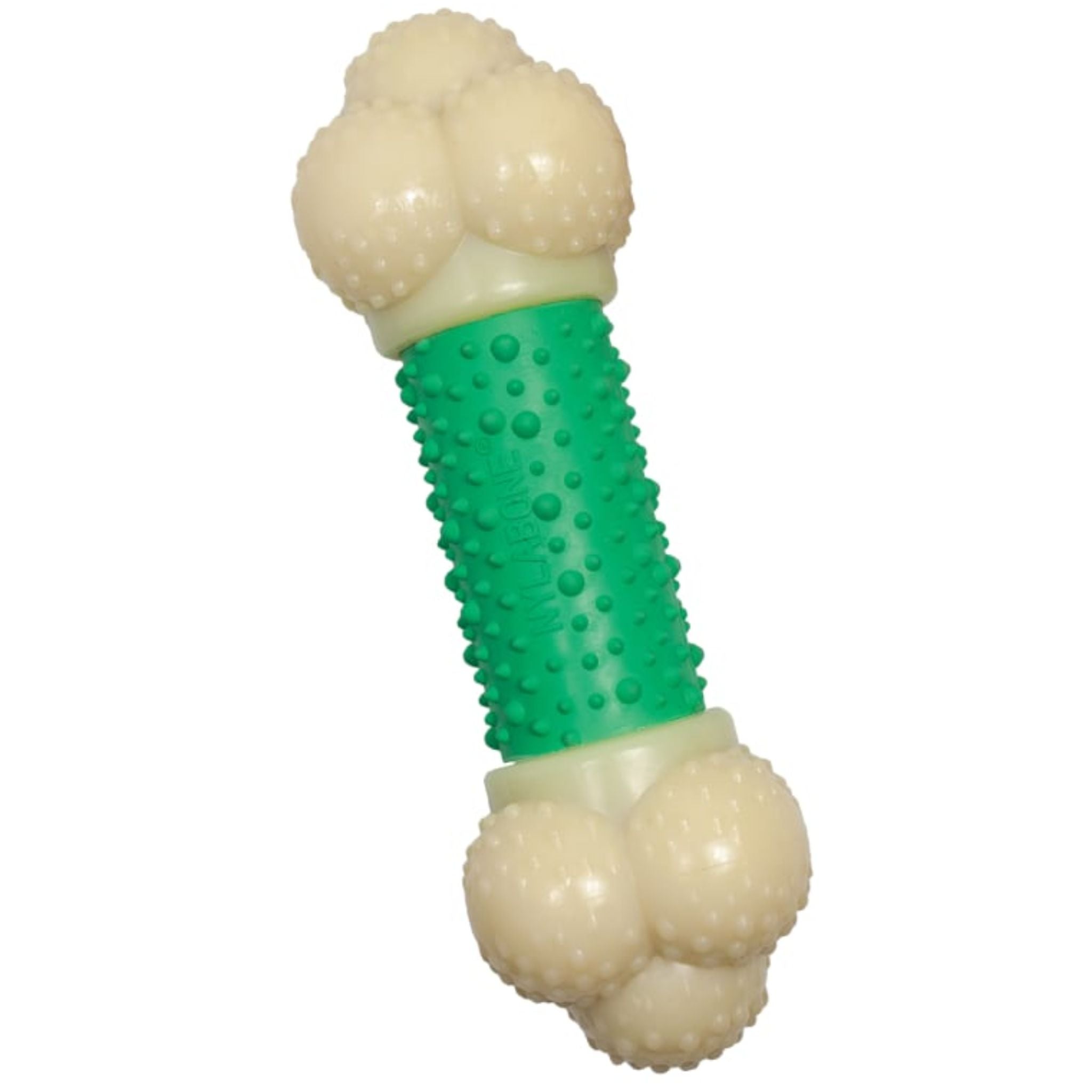 Nylabone Double Action Bone Dog Chew Toy Bacon Flavor